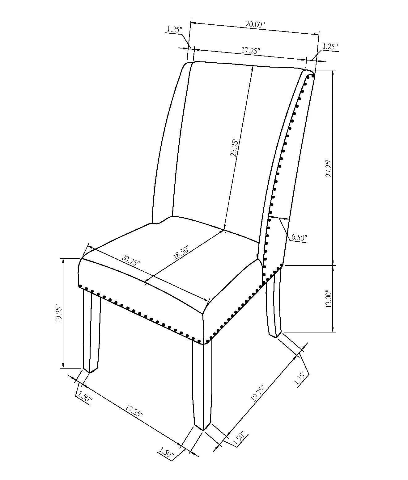 Vance Dove Dining Chair, Set of 2 - Image 7