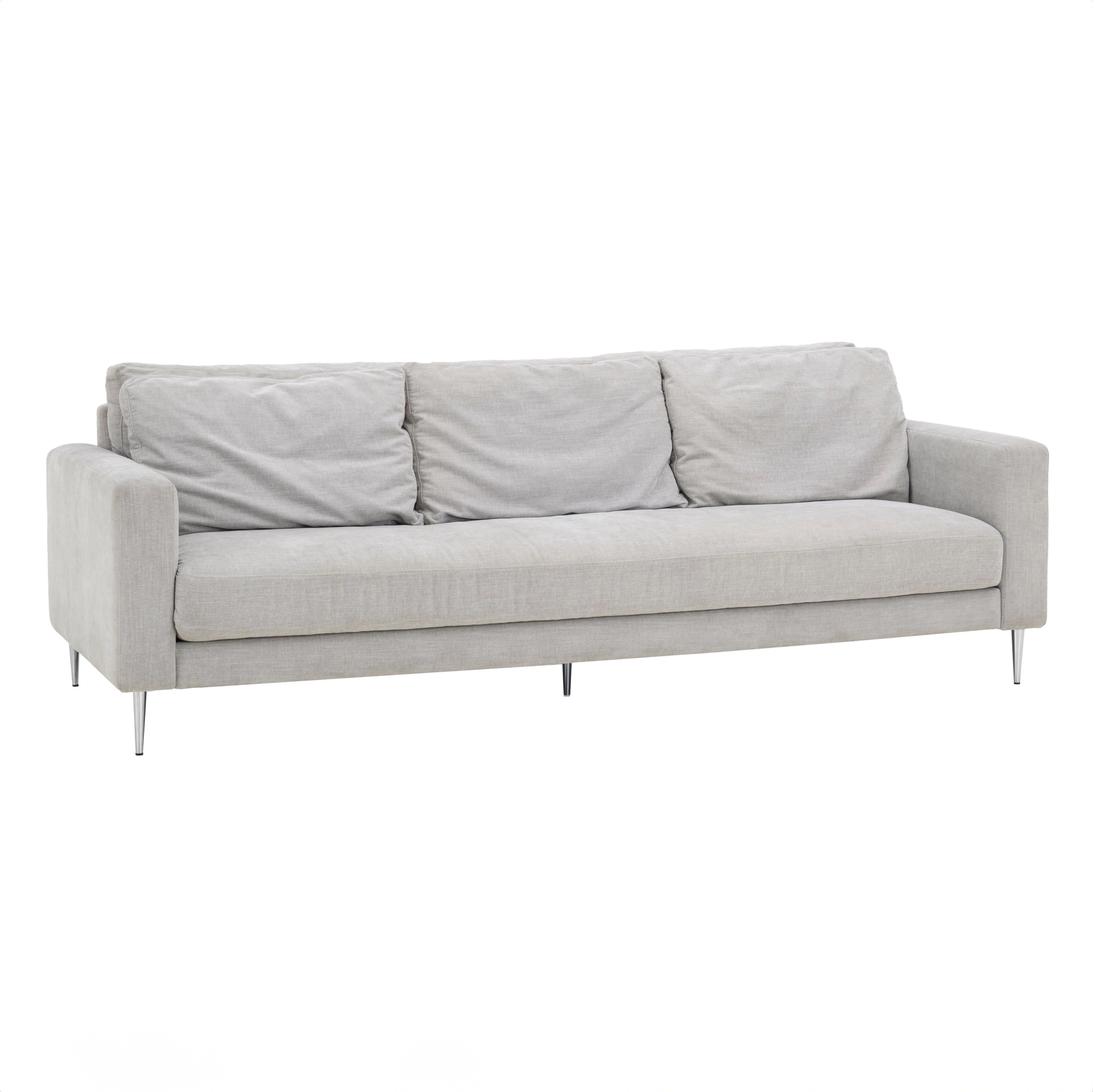 Vari Textured Velvet Lounge Sofa - Image 4