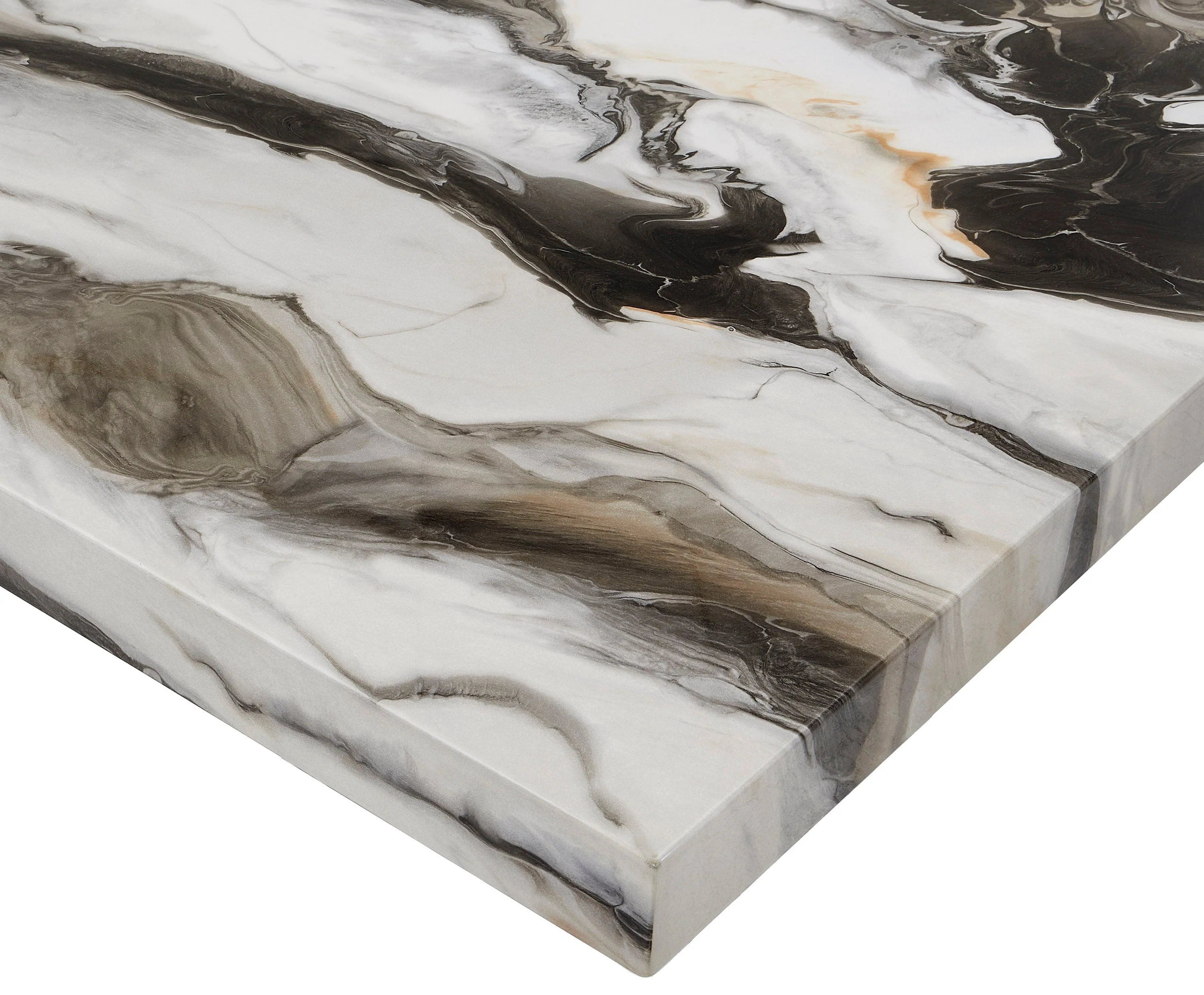 Vega Black Faux Marble Counter Height Table - Image 2