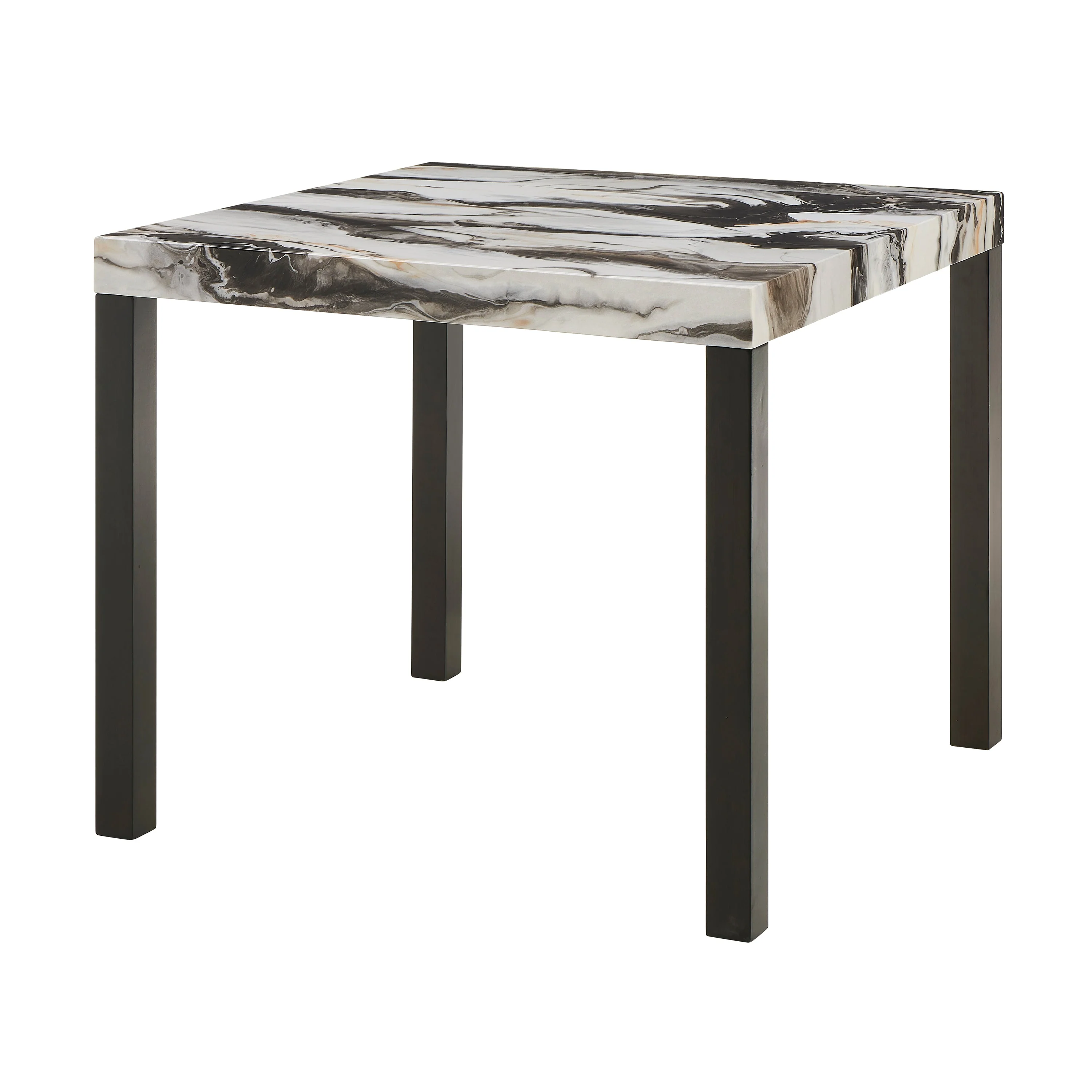 Vega Black Faux Marble Counter Height Table - Image 5