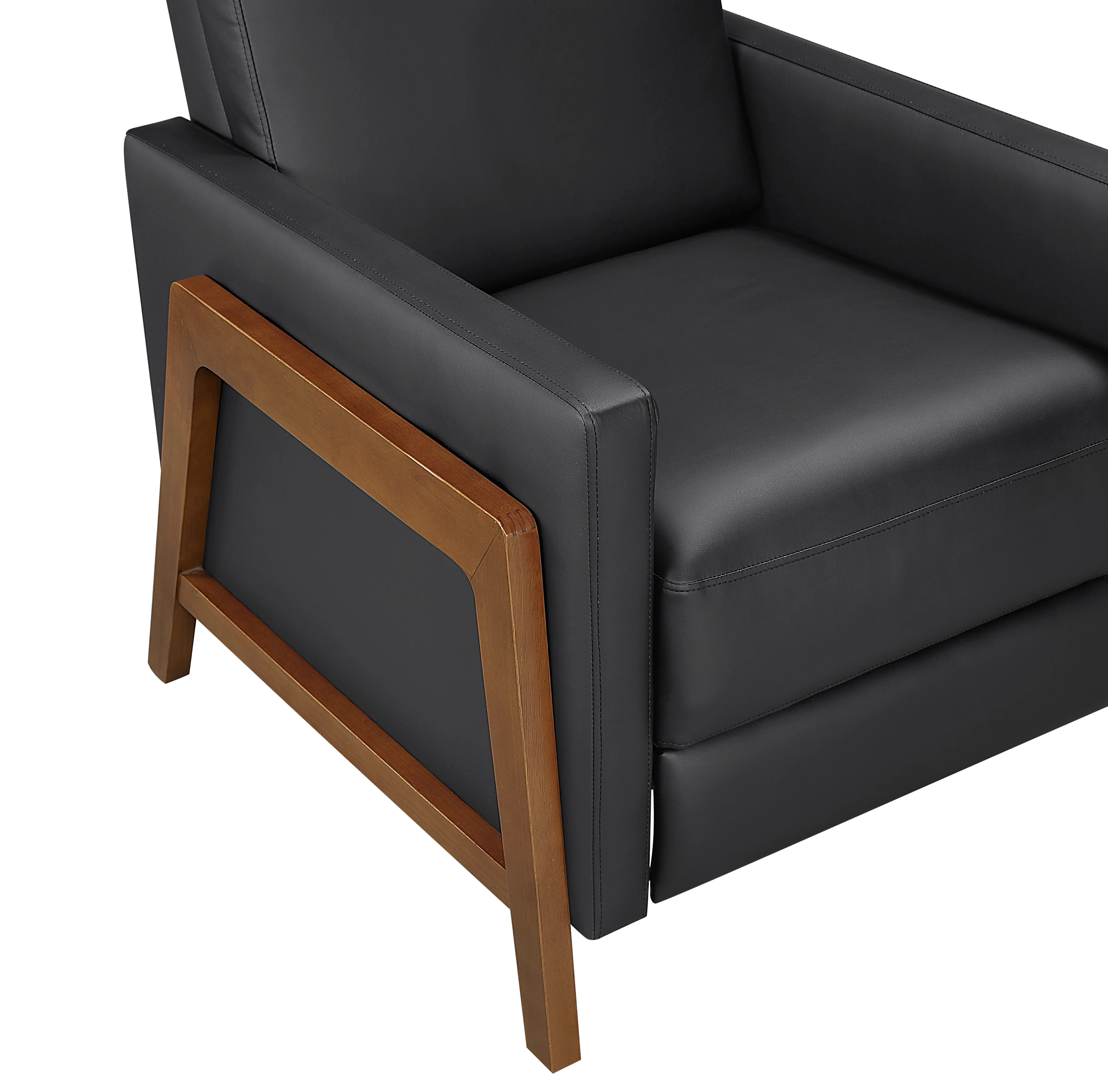 Verve Black Push Back Reclining Chair - Image 6