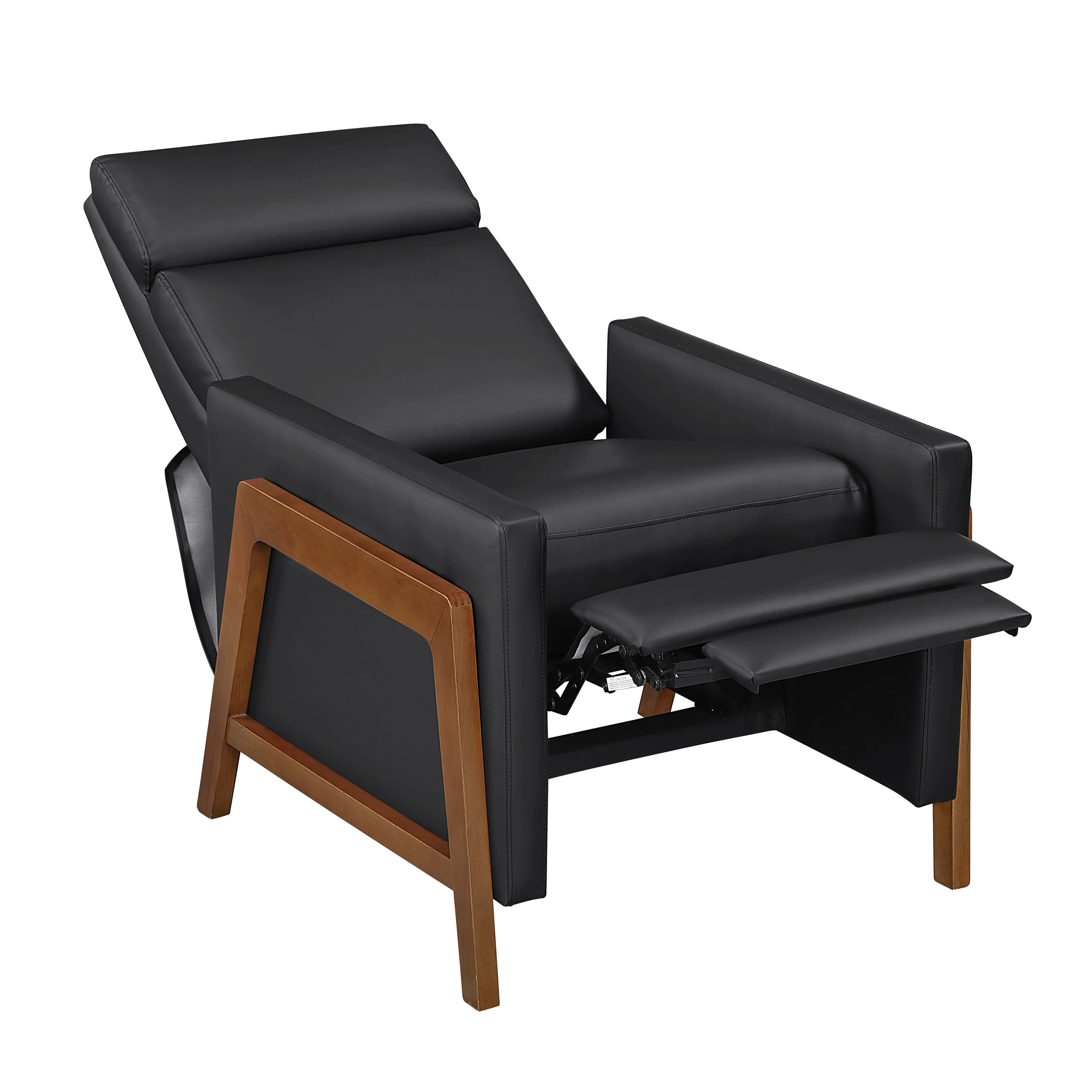 Verve Black Push Back Reclining Chair - Image 8