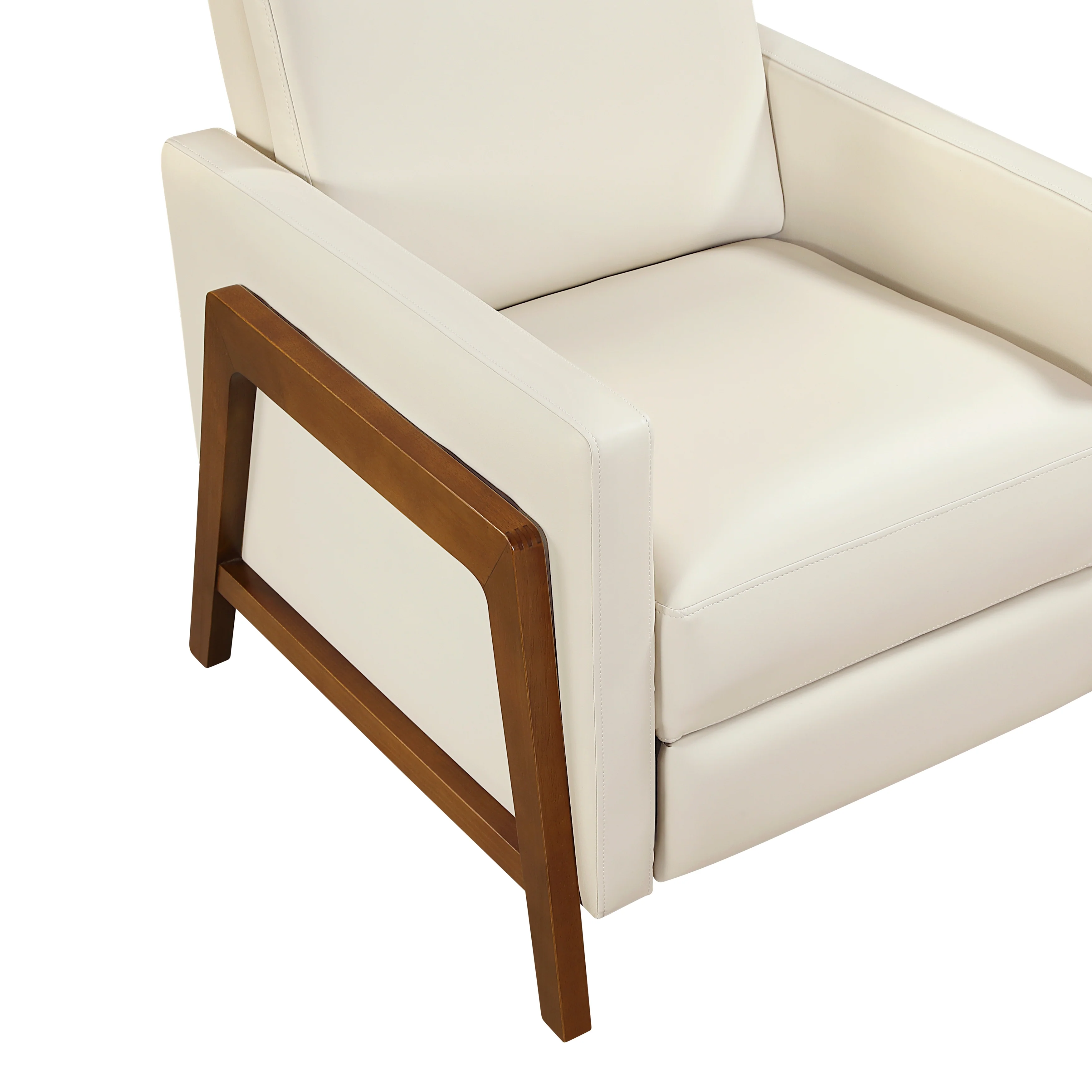 Verve Light Beige Push Back Reclining Chair - Image 6
