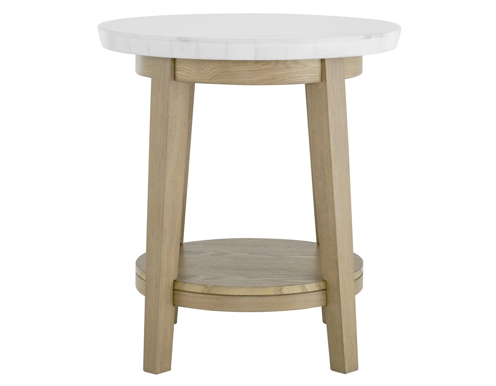 Vida 3-Piece Castered Round White Marble Top Table Set - Image 8