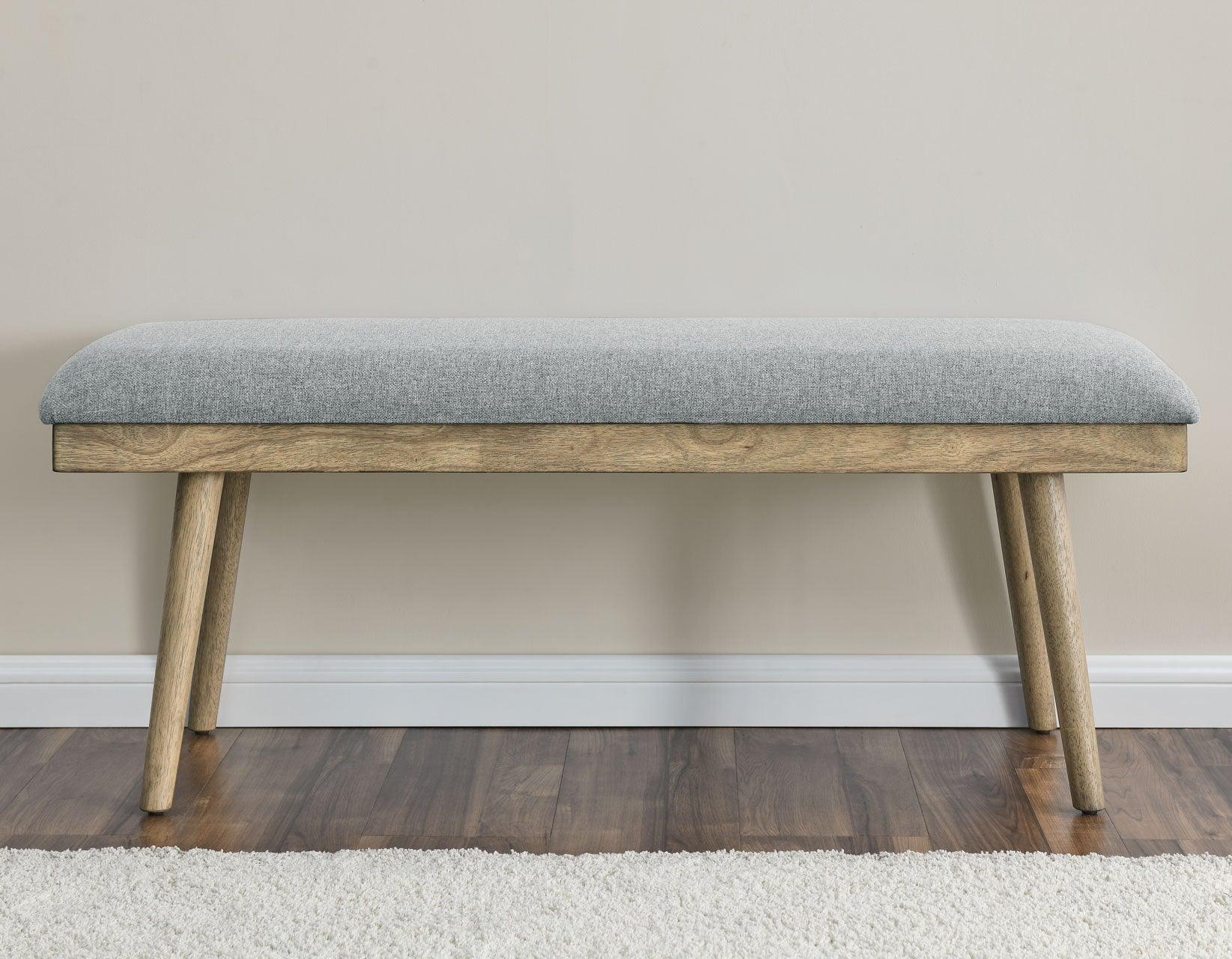 Vida Gray Dining Bench - Image 5