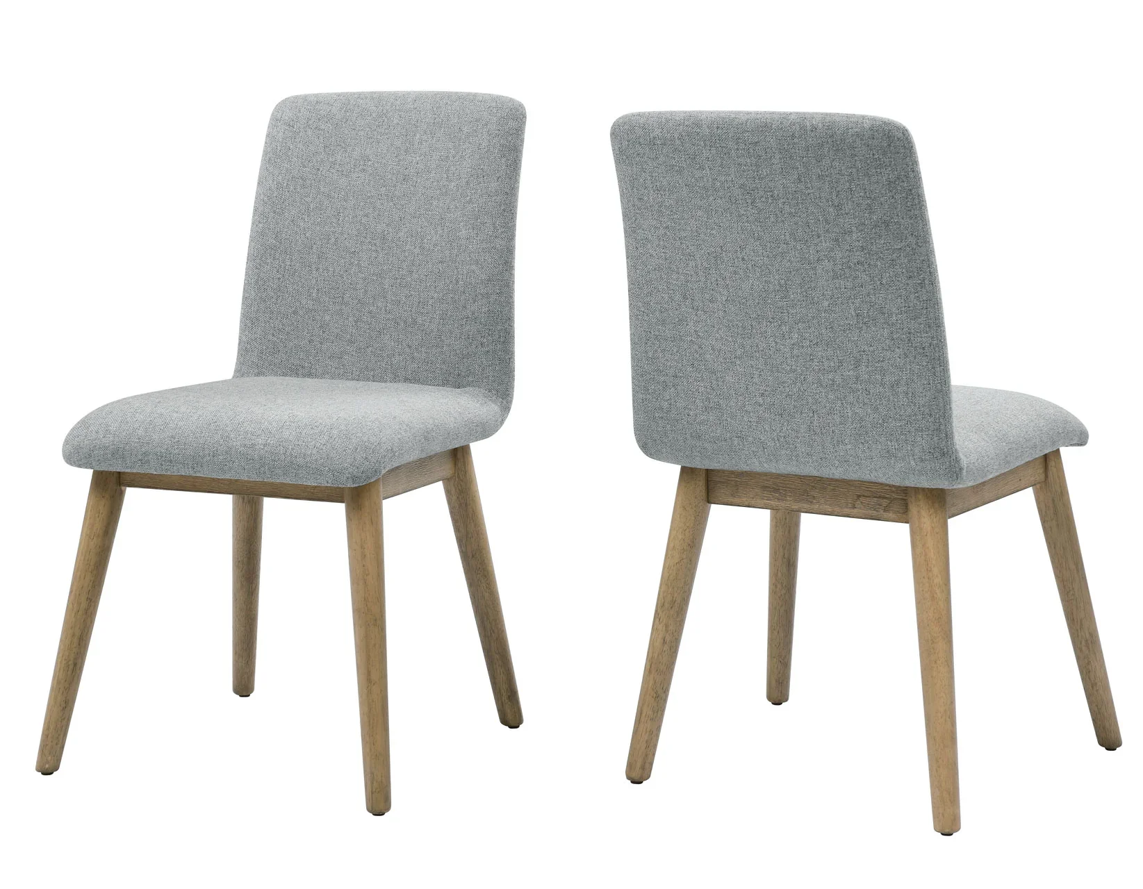 Vida Gray Upholstered Side Chair, Set of 2 - Image 3