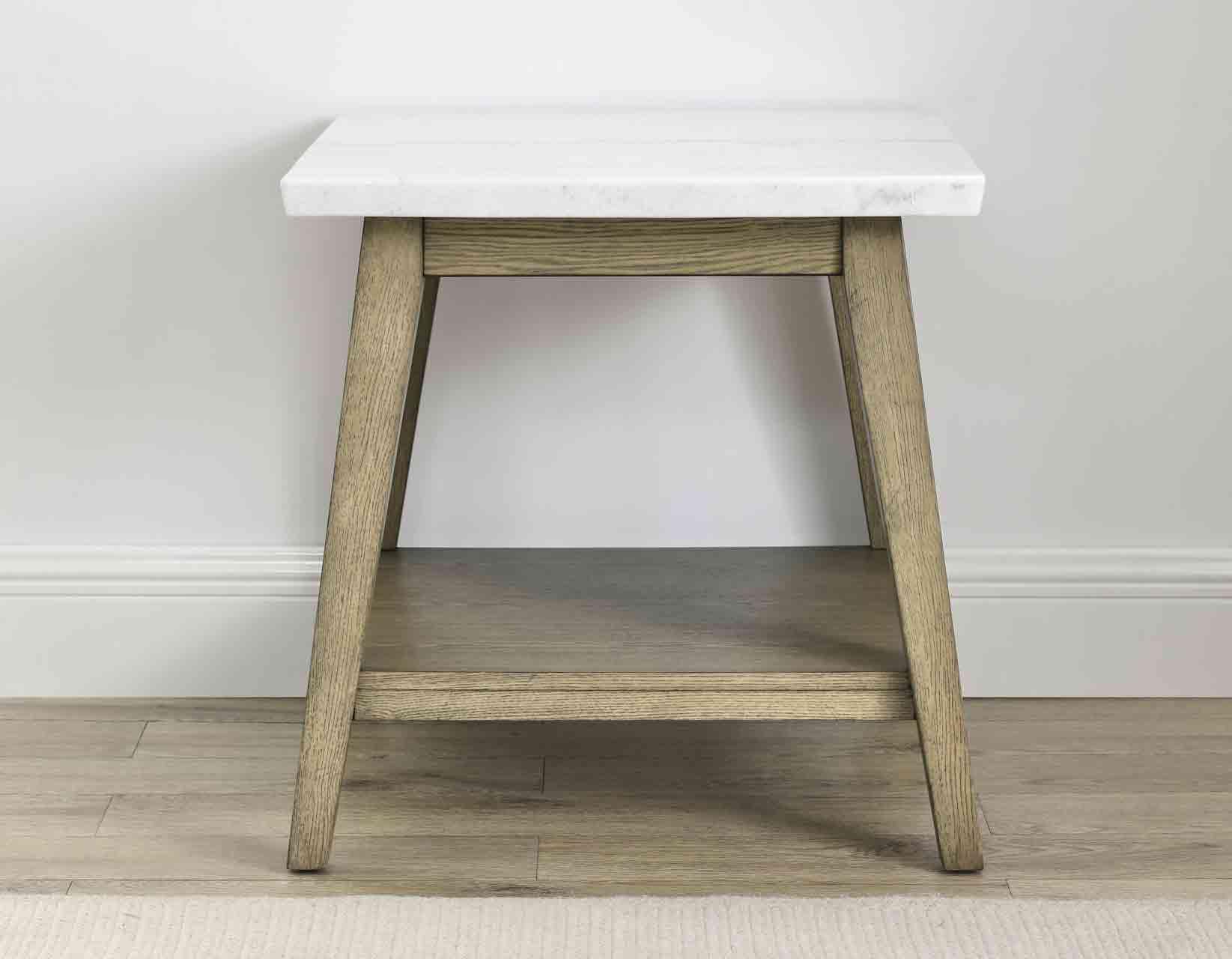 Vida White Marble Top 3-Piece Table Set - Image 10