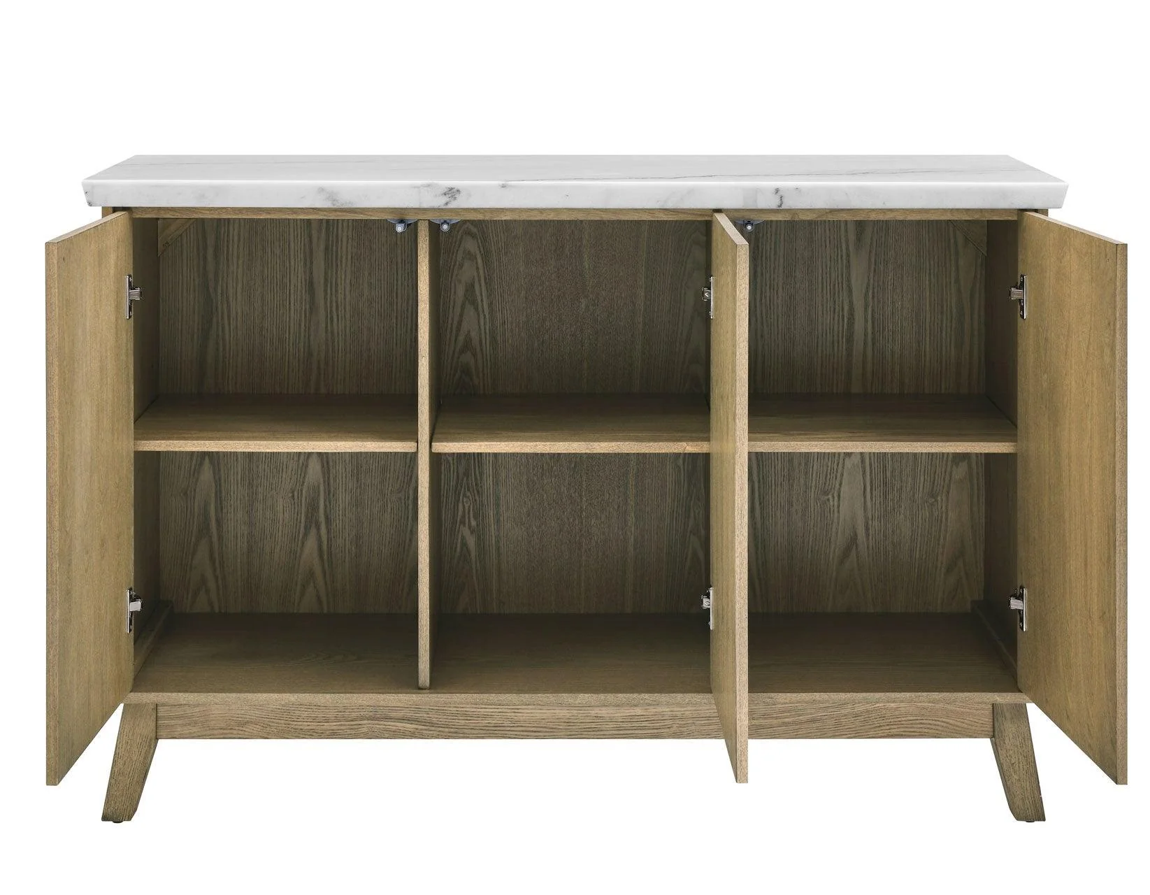 Vida White Marble Top Server - Image 7