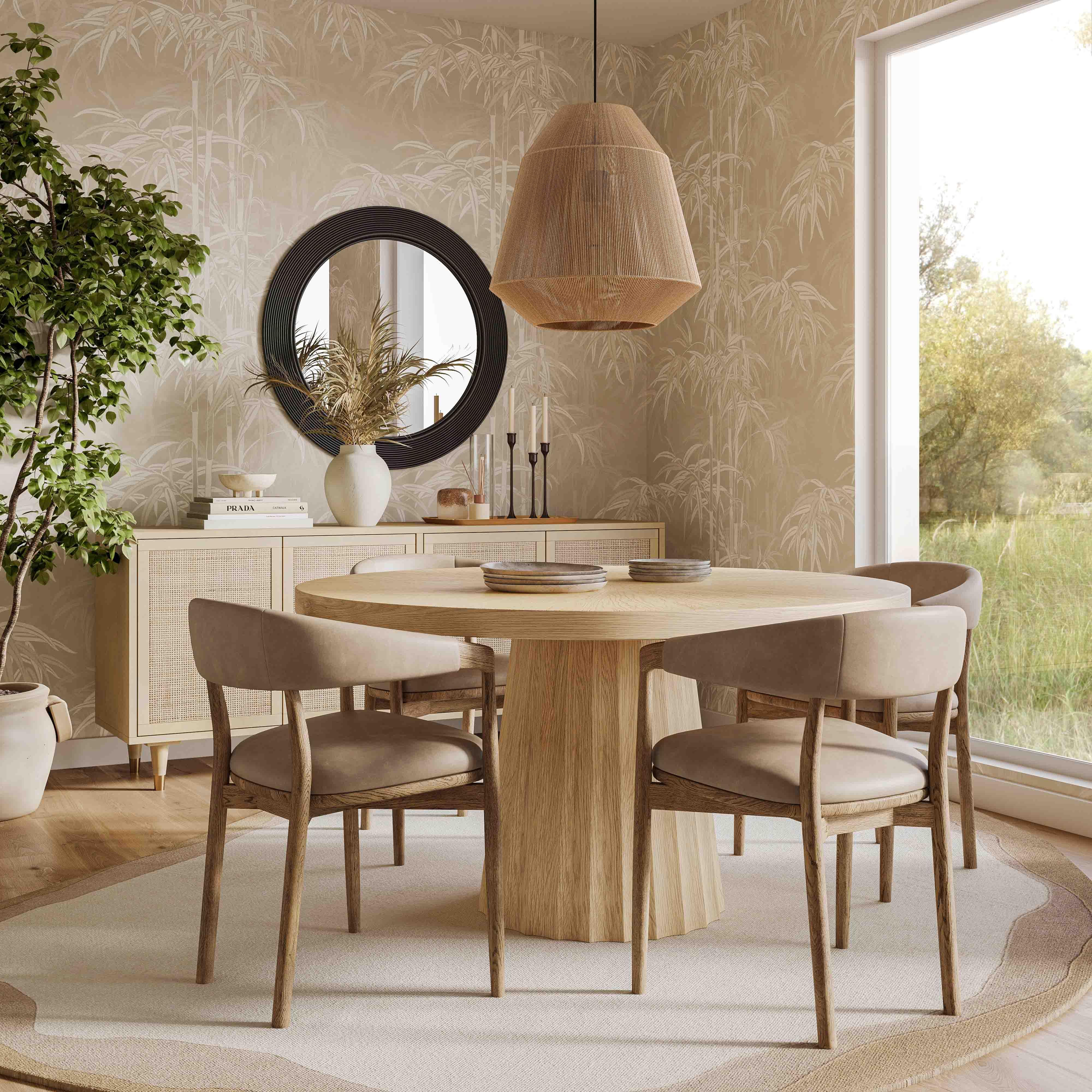 Vina Vegan Leather Dining Chair - Image 9