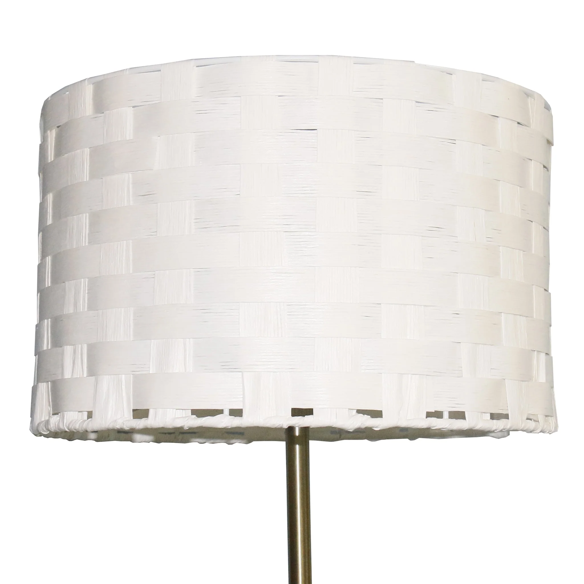 Viora Marble Base Floor Lamp - Dark Brown and White - Image 3