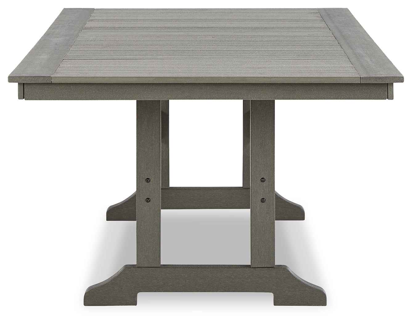 Visola Gray Outdoor Dining Table - Image 3