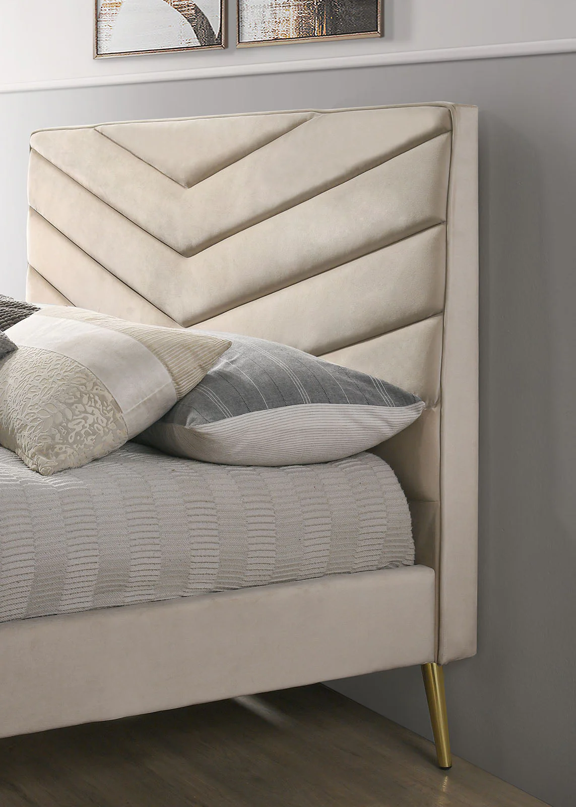 Vivar Beige King Bed - Image 3