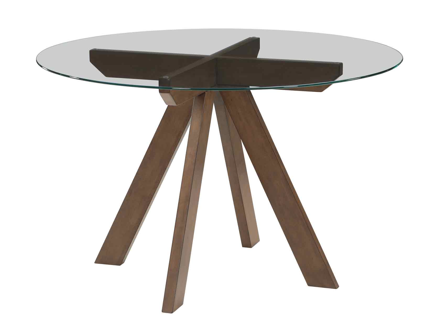 Wade Mocha Glass Top Dining Room Set - Image 6