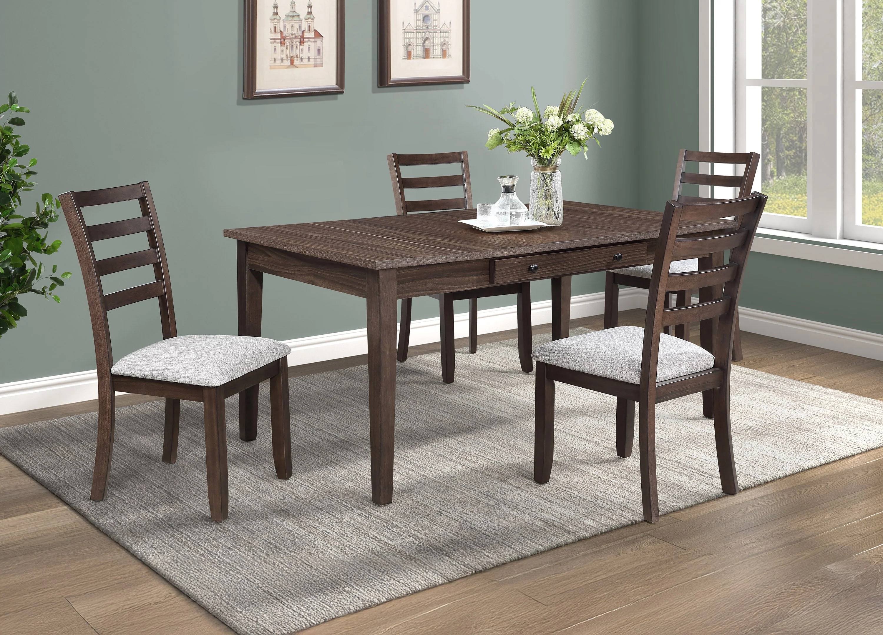 Wagner Brown Dining Chair, Set of 2 - Image 2