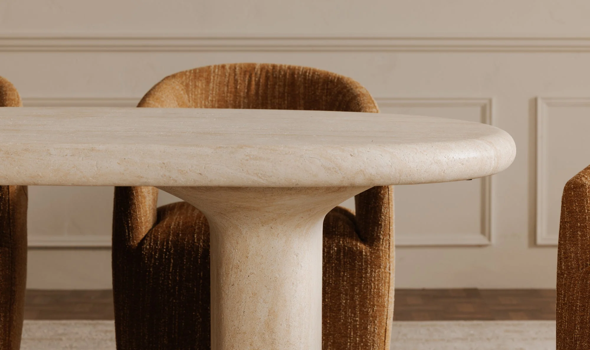 Warby Outdoor Dining Table Beige - Image 13