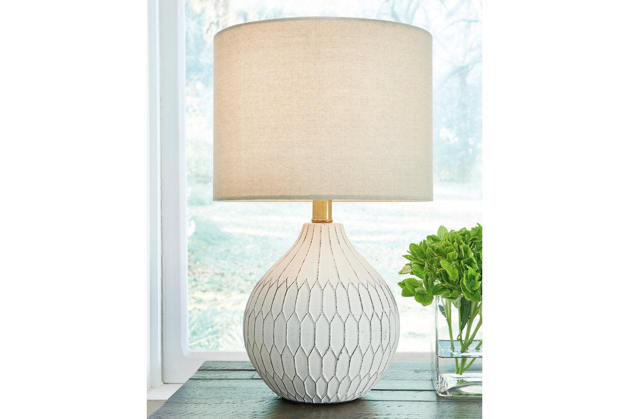 Wardmont White Table Lamp - Image 4