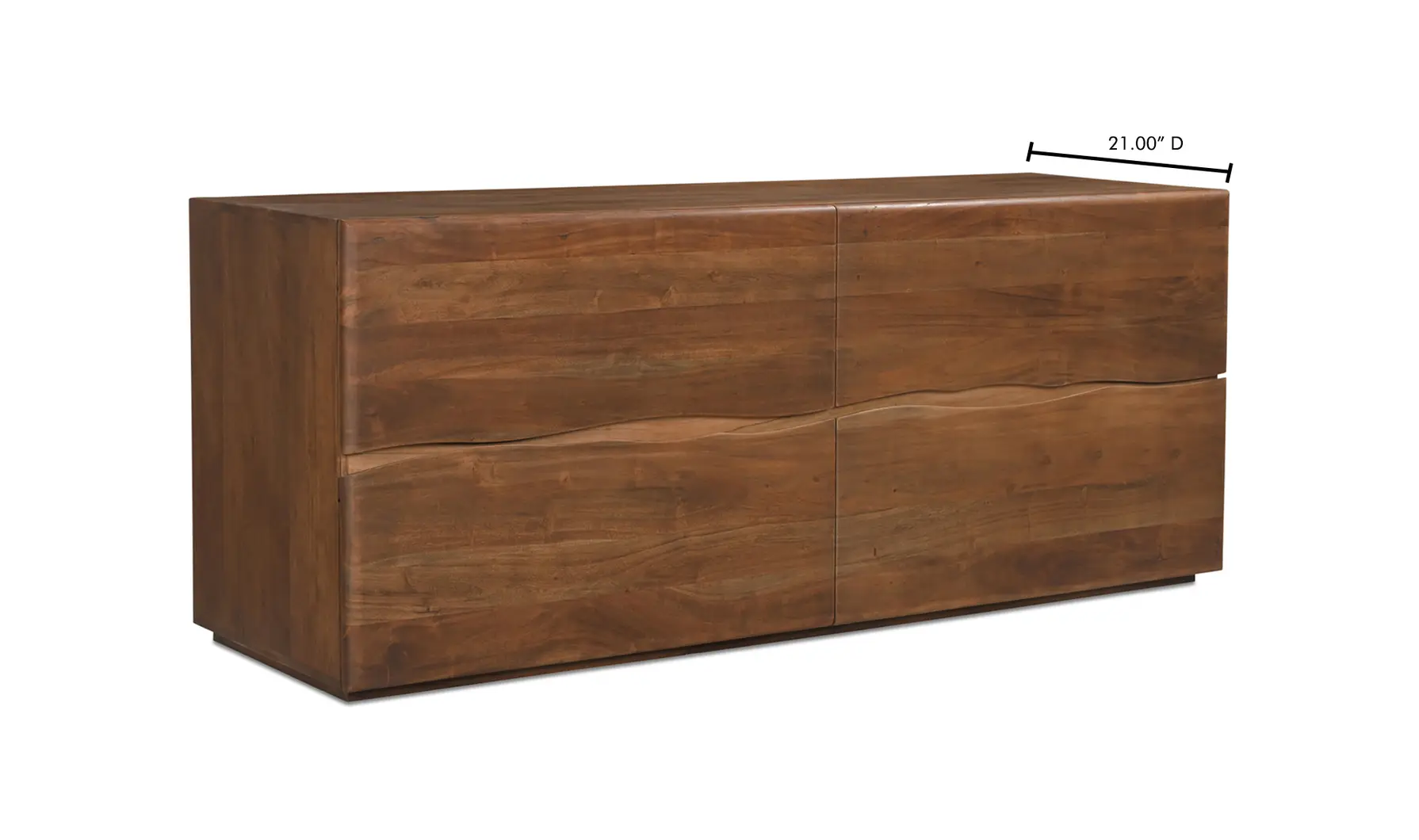 Watson 4 Drawer Dresser Brown - Image 11