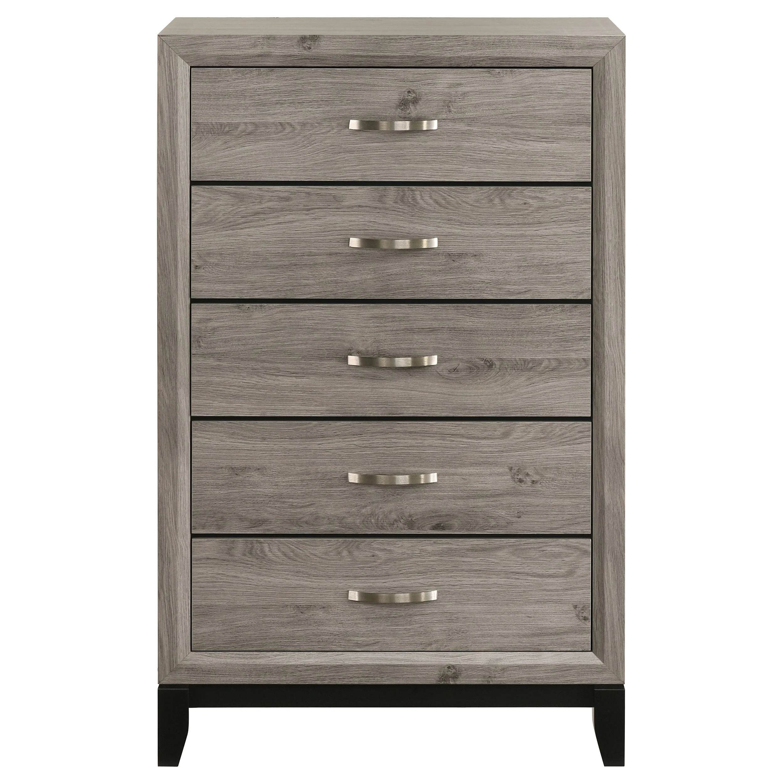 Watson Light Taupe 5-drawer Bedroom Chest of Drawers - Image 3