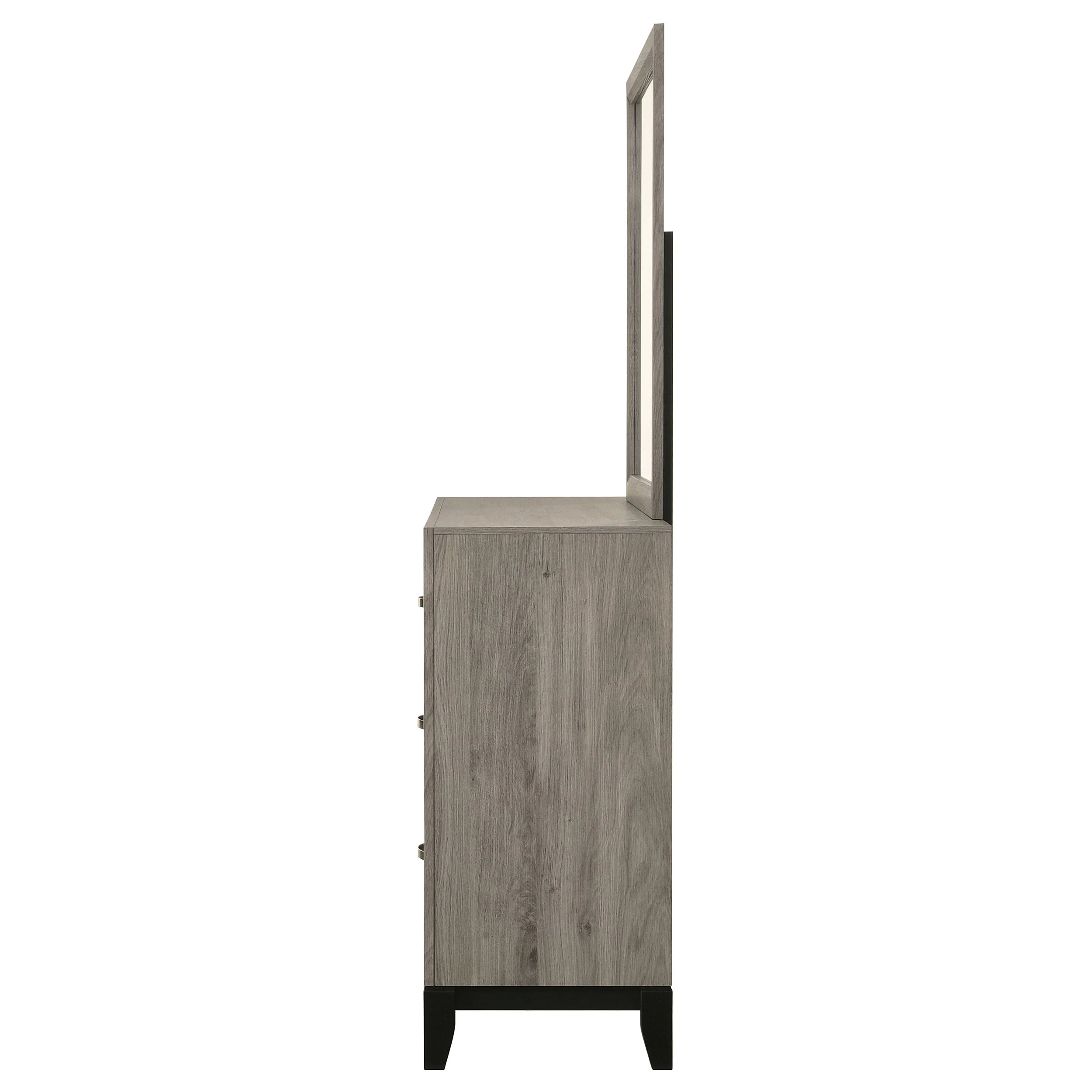 Watson Light Taupe 6-drawer Bedroom Dresser and Mirror - Image 5