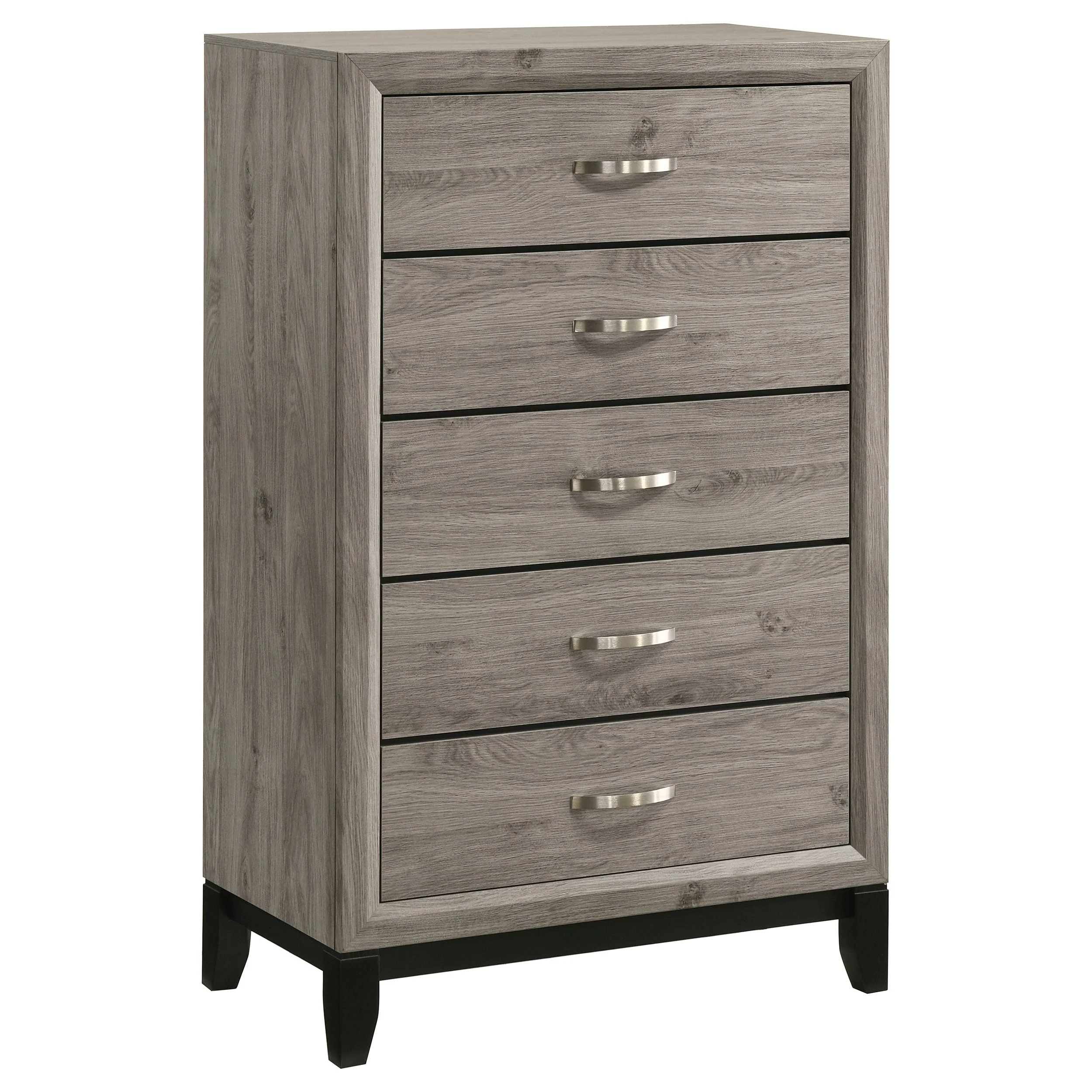 Watson Light Taupe Five-piece Eastern King Bedroom Set - Image 11