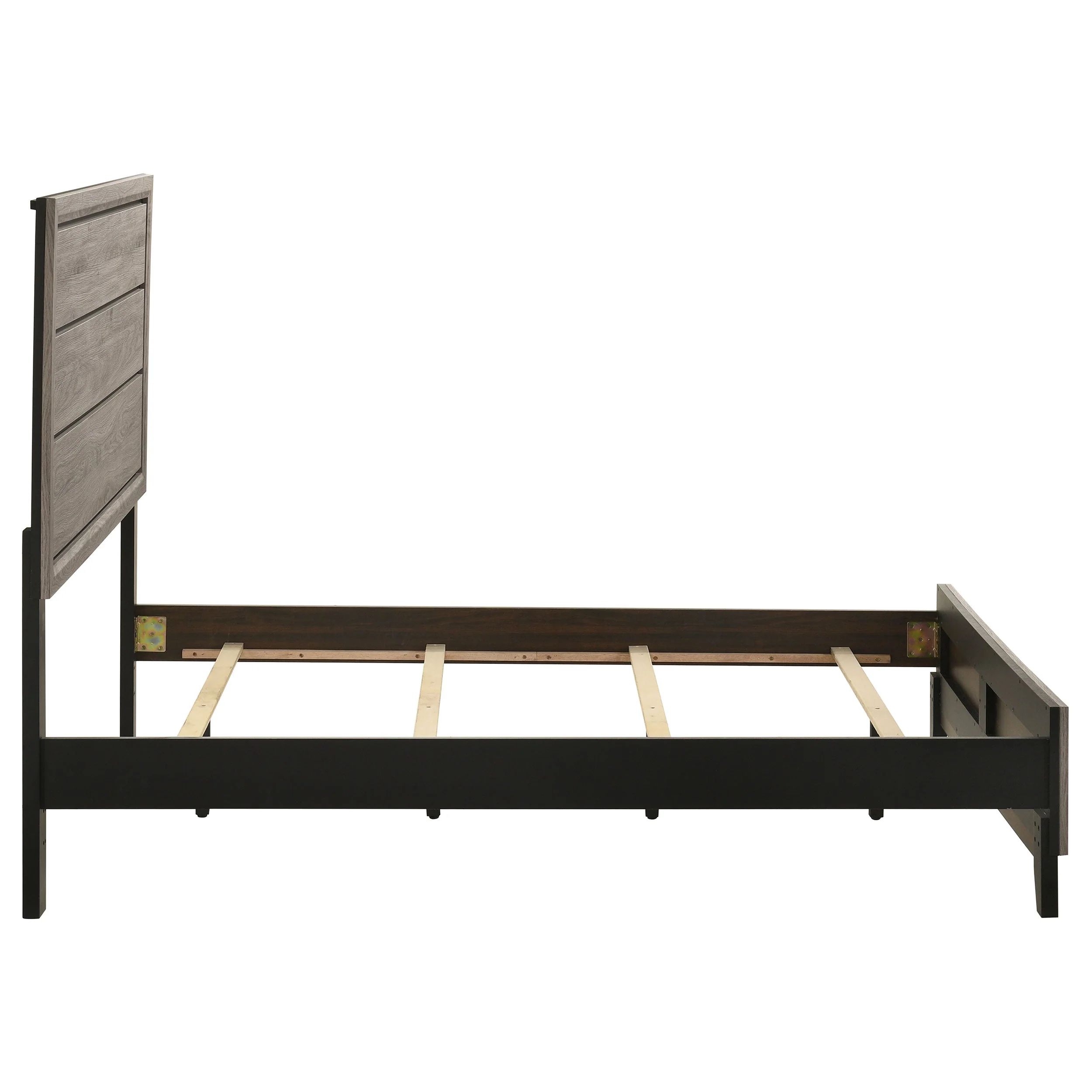 Watson Light Taupe Wood Full Panel Bed - Image 6