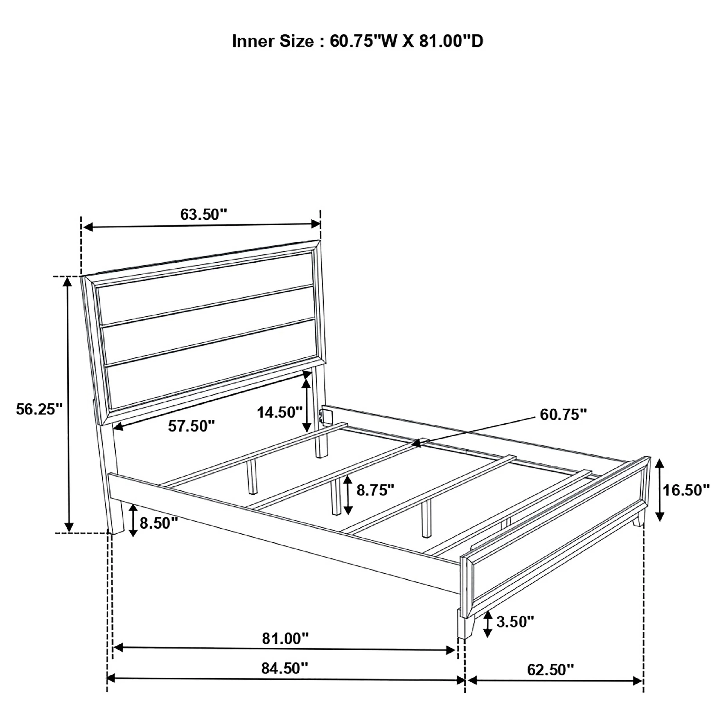 Watson Light Taupe Wood Queen Panel Bed - Image 9