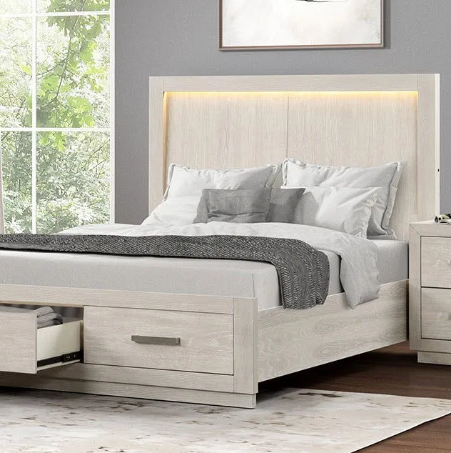 Wellingborough Light Gray King Bed