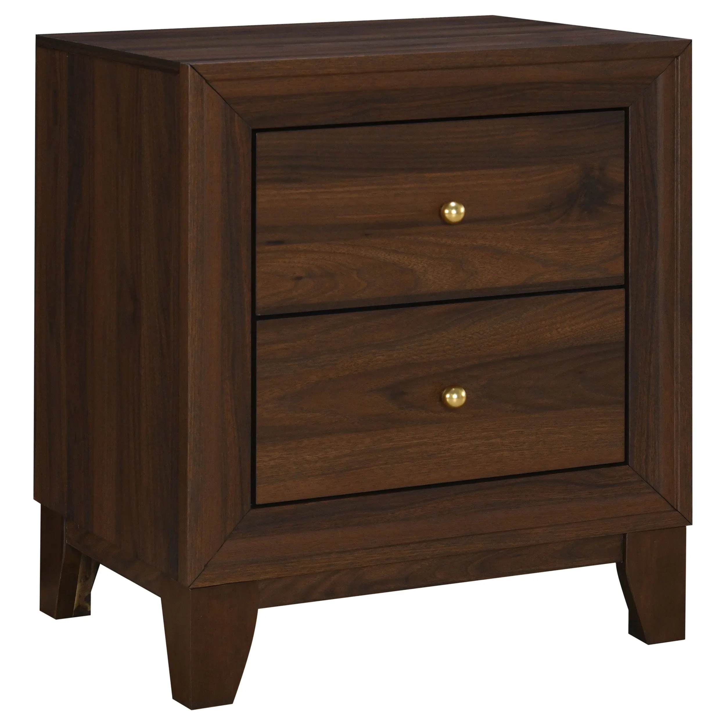 Welsley Walnut 5-piece Eastern King Bedroom Set - Image 5