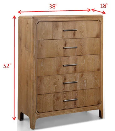 Westcott Cerused Natural Chest - Image 2