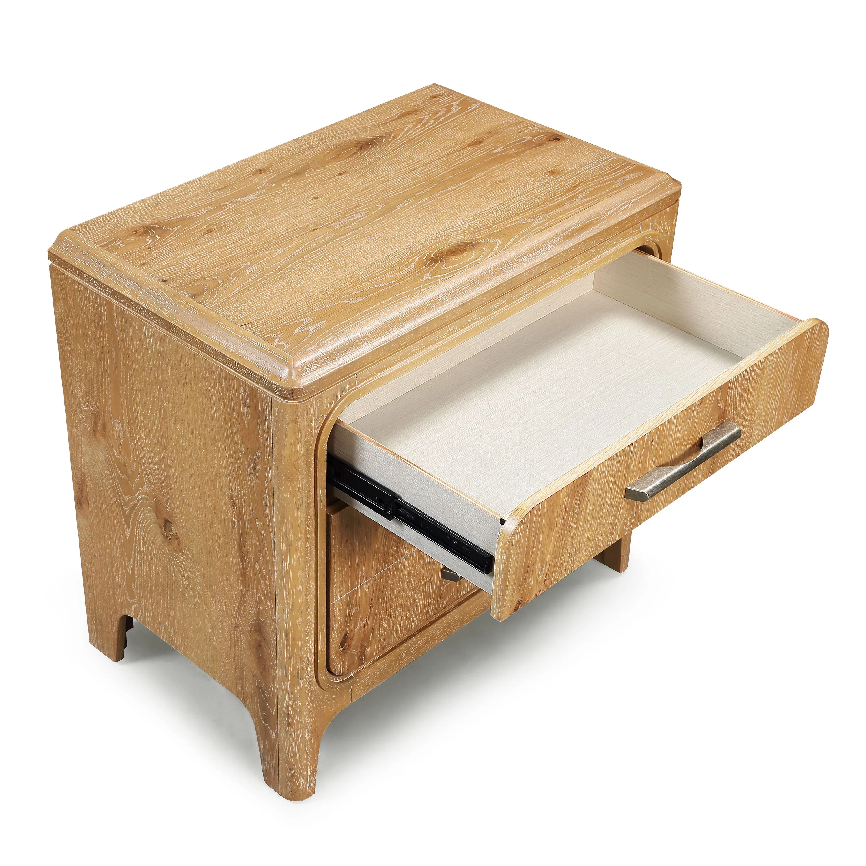 Westcott Cerused Natural Nightstand - Image 2