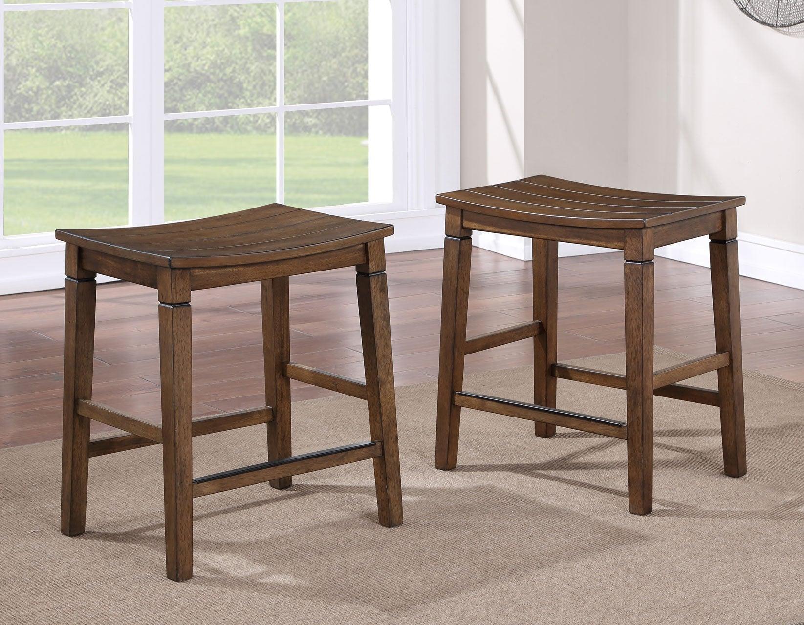 Westlake Chestnut Brown 5-Piece Counter Height Dining Set - Image 3