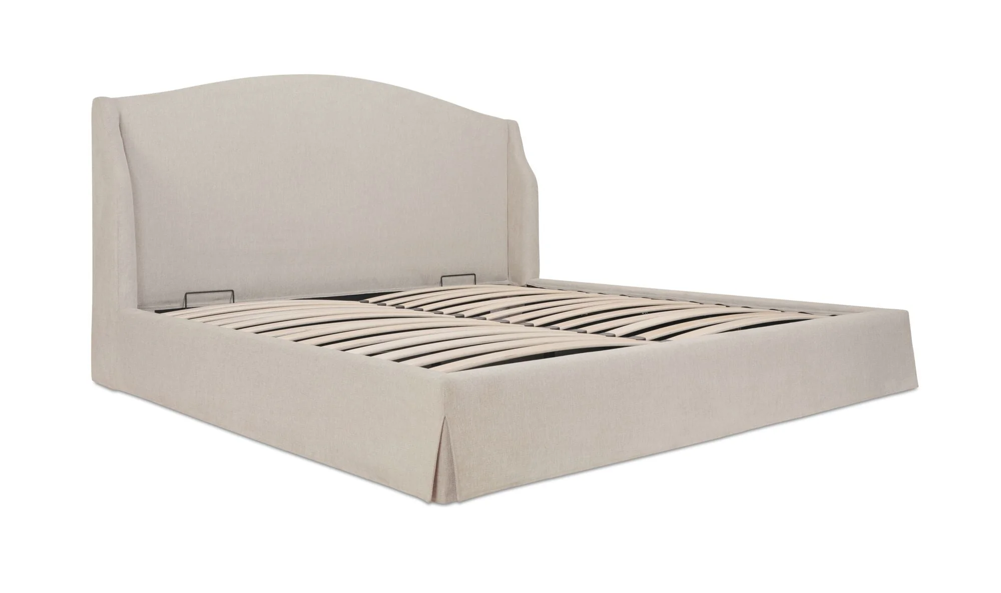 Weston King Storage Bed Cream - Image 6