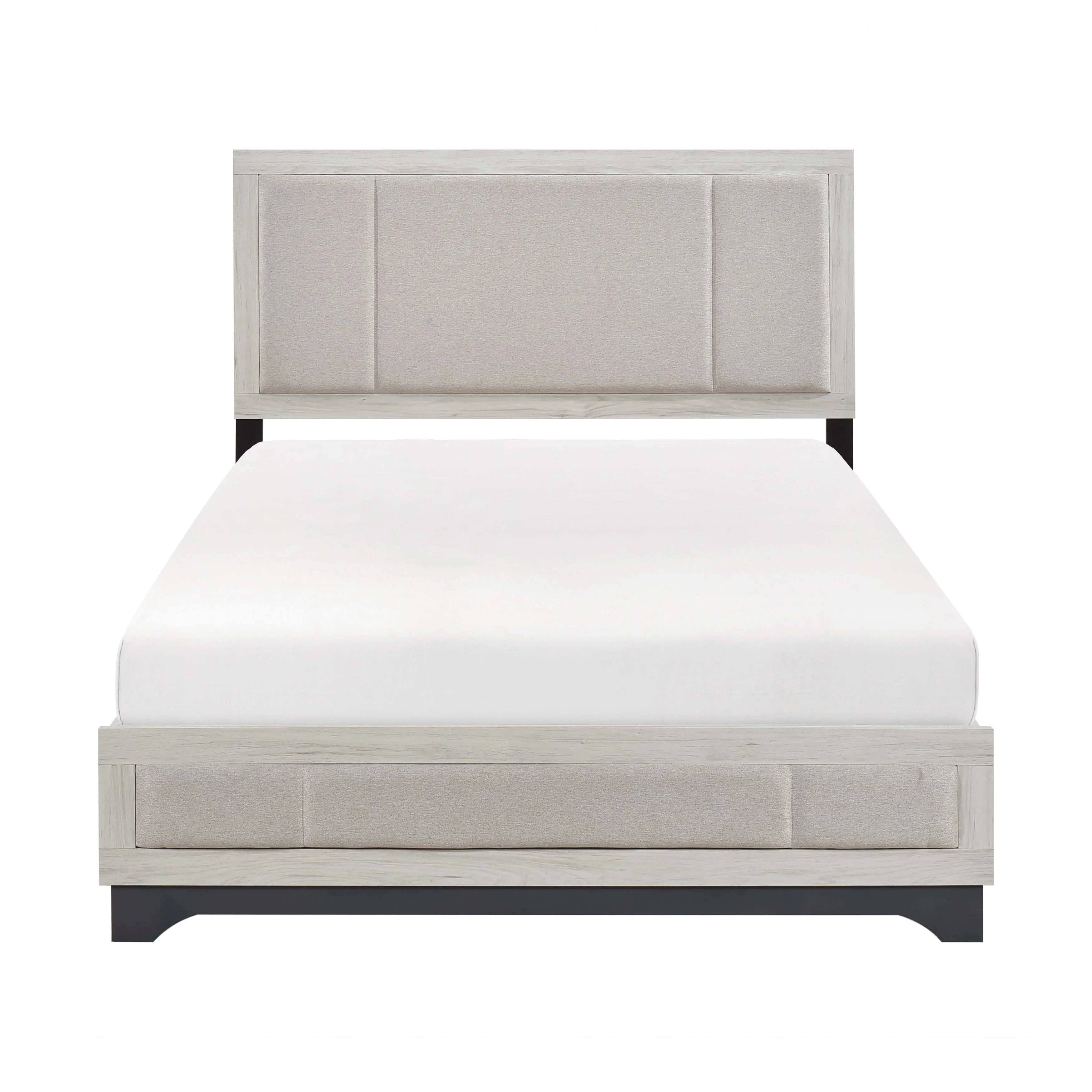 Westport White Oak & Gray California King Platform Bed