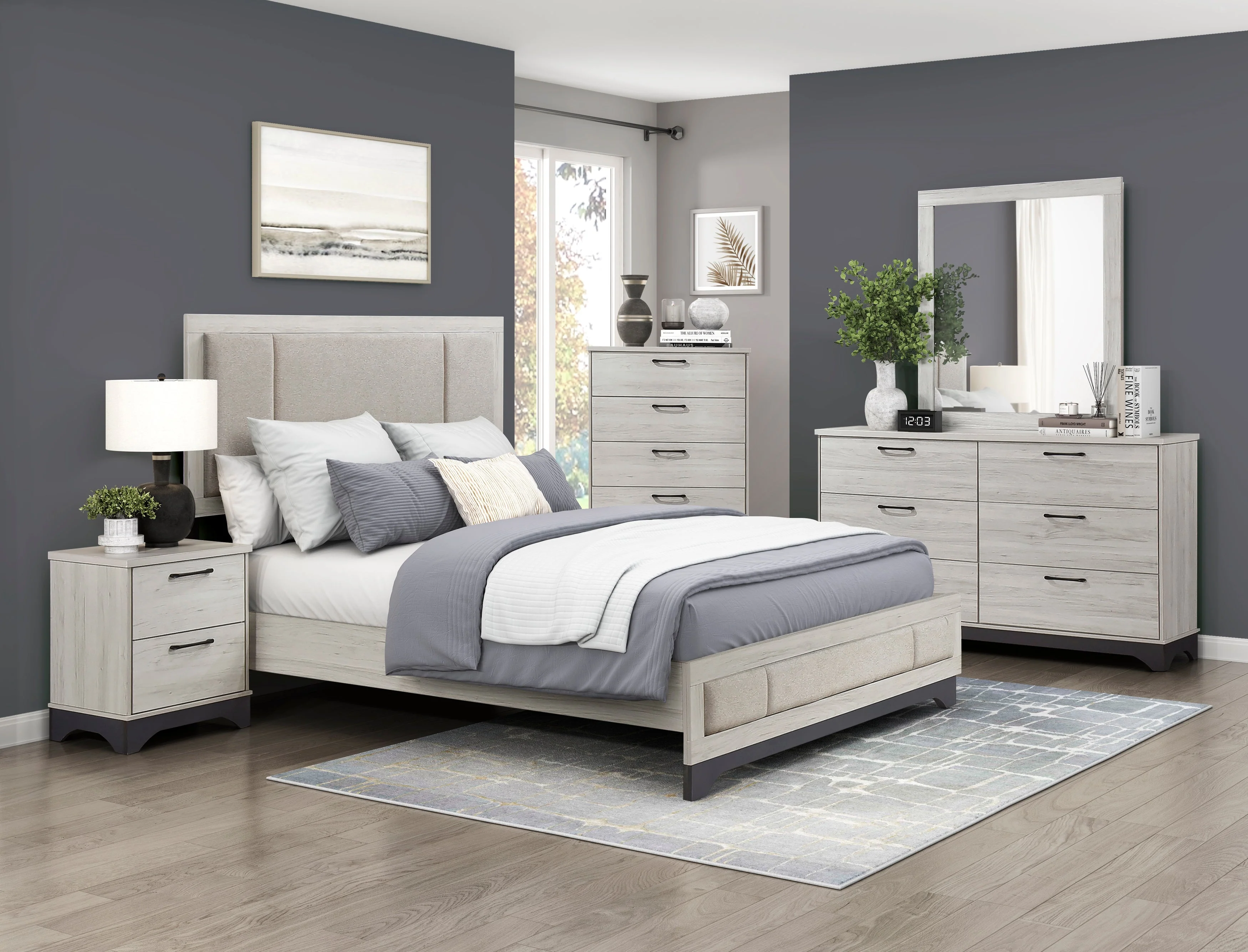 Westport White Oak/Gray Dresser - Image 5