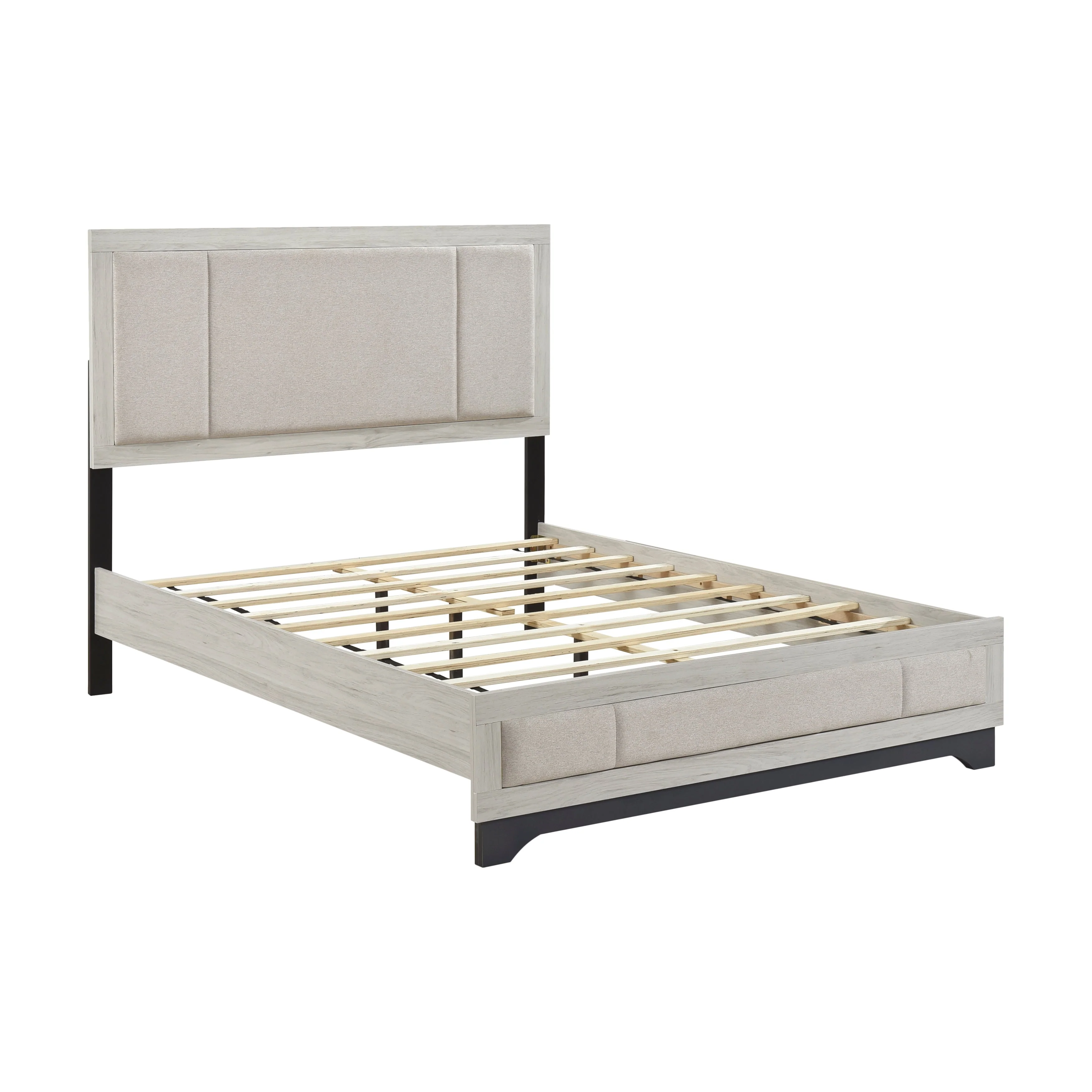 Westport White Oak/Gray Full Platform Bed - Image 4