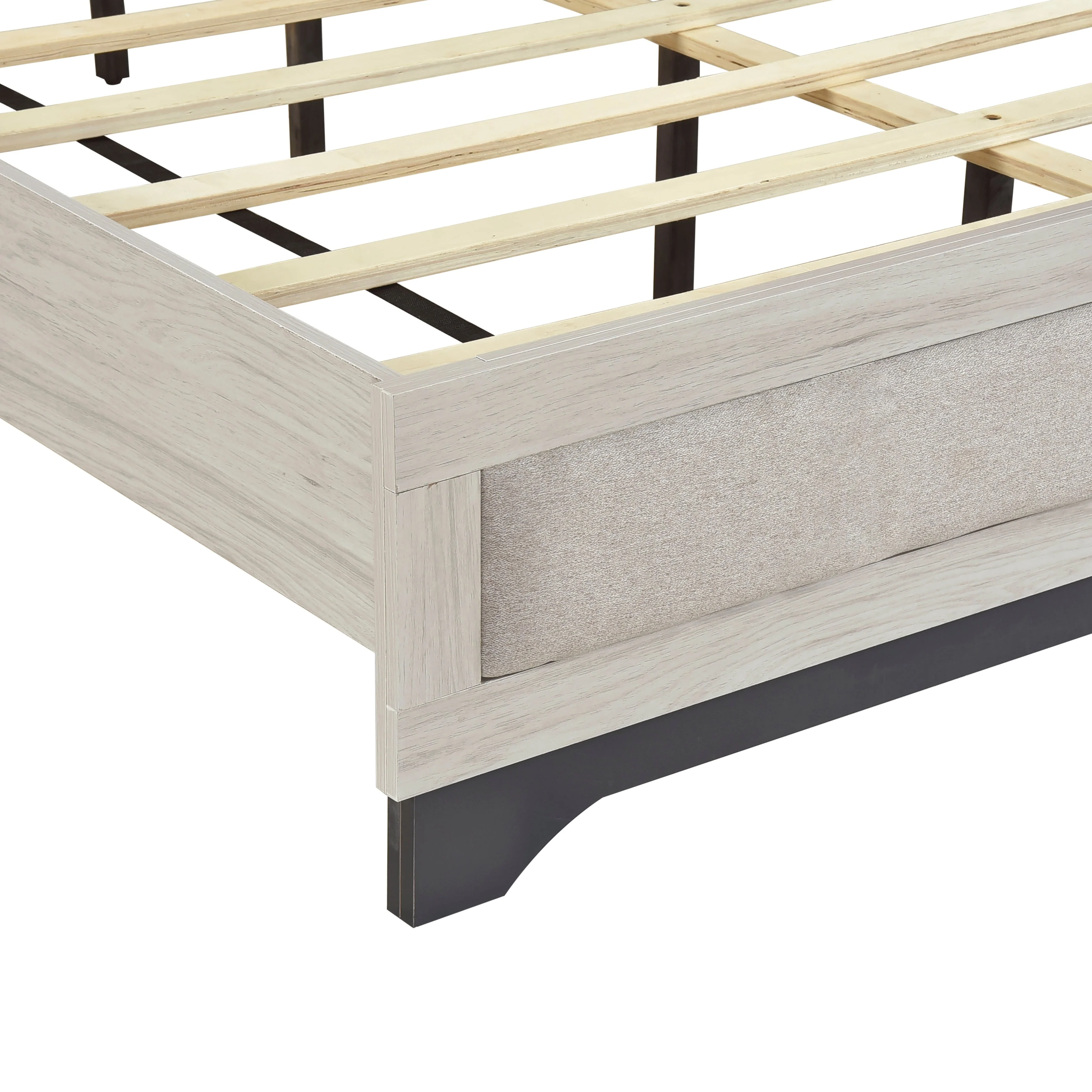 Westport White Oak/Gray Twin Platform Bed - Image 7