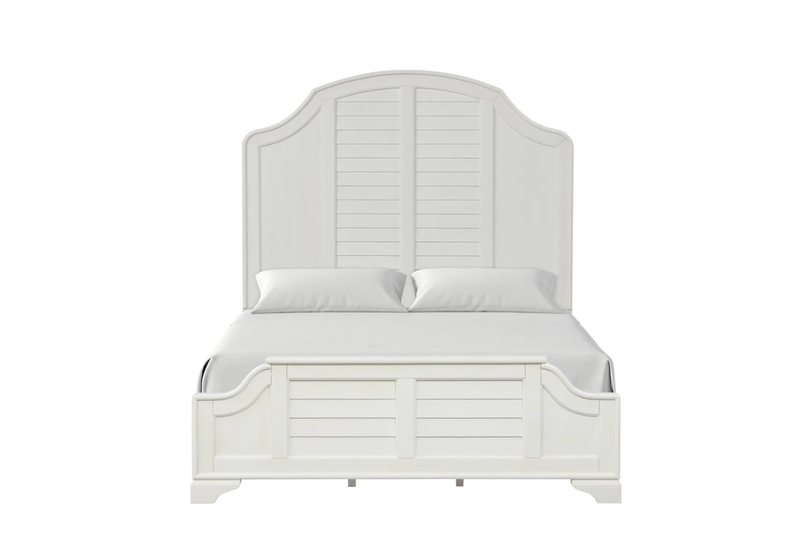 Whitehaven Antique White King Bed