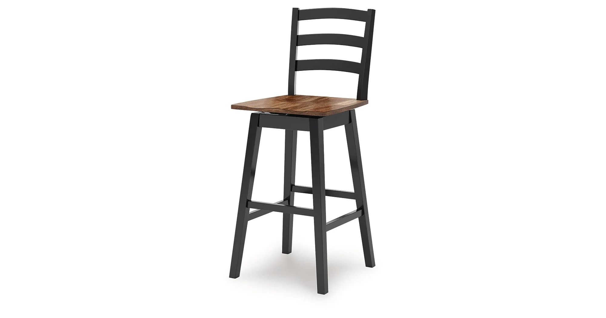 Wildenauer Brown/Black Bar Table and 2 Barstools - Image 7