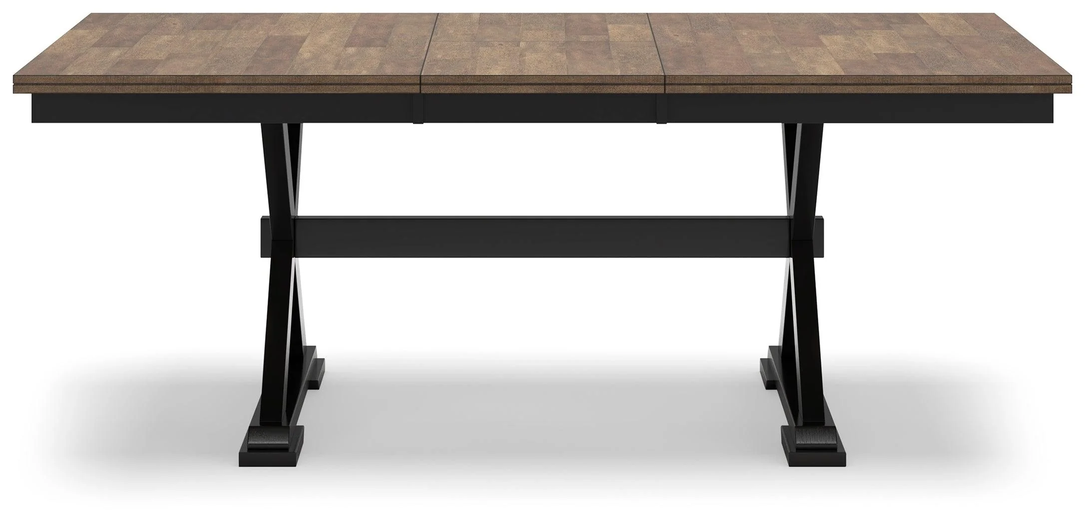Wildenauer Brown/Black Dining Extension Table - Image 4