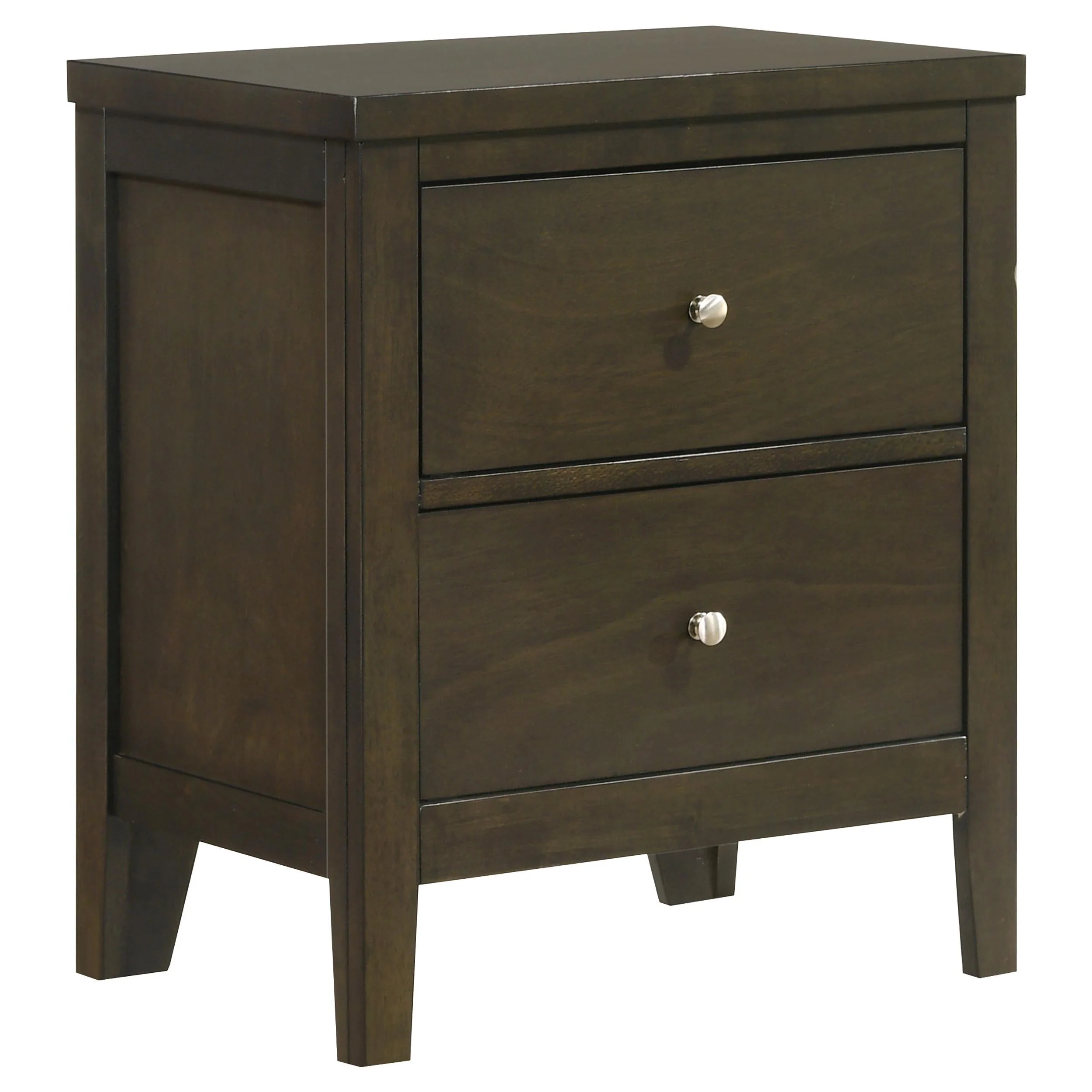 Wilkes Dark Cocoa 2-Drawer Nightstand - Image 2