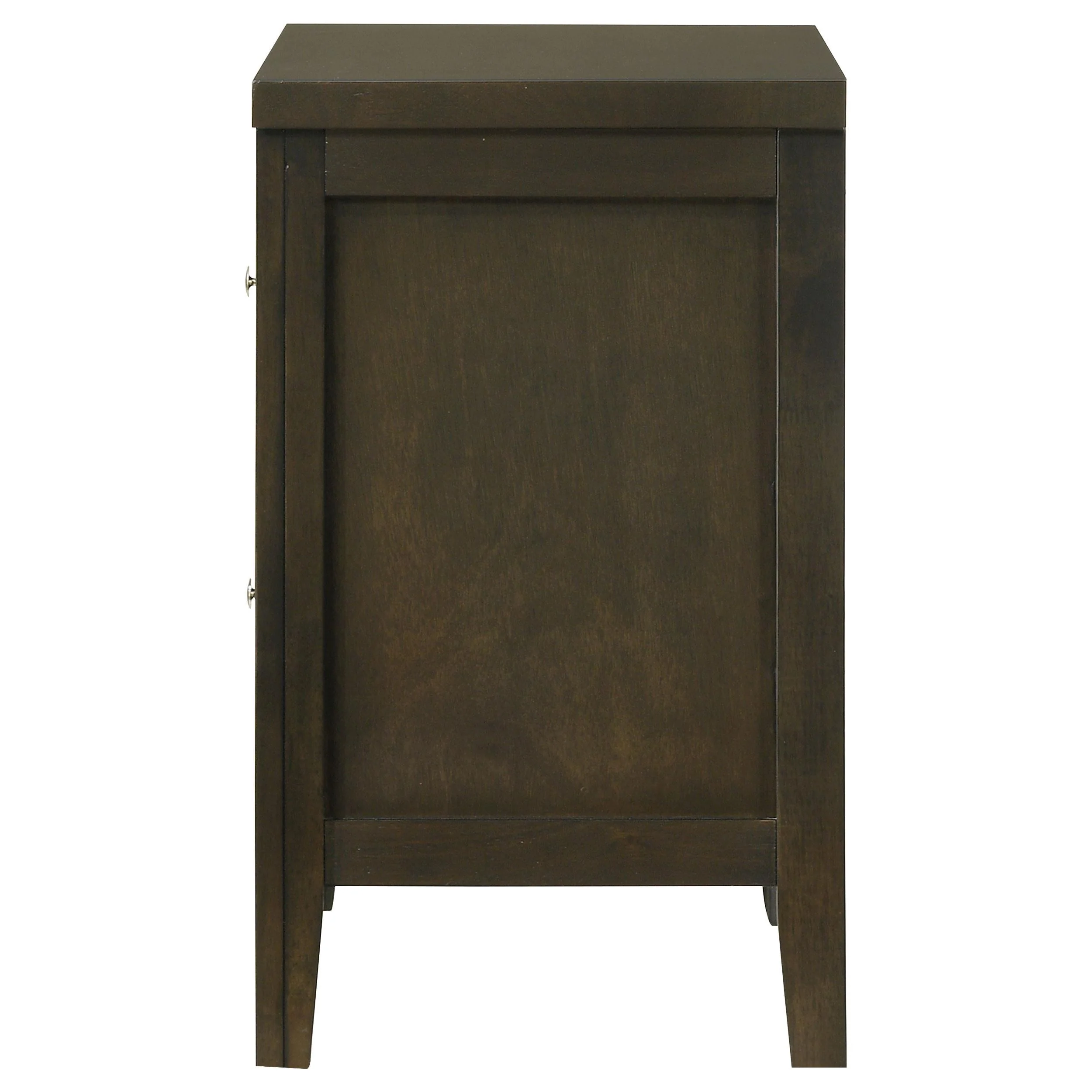 Wilkes Dark Cocoa 2-Drawer Nightstand - Image 8