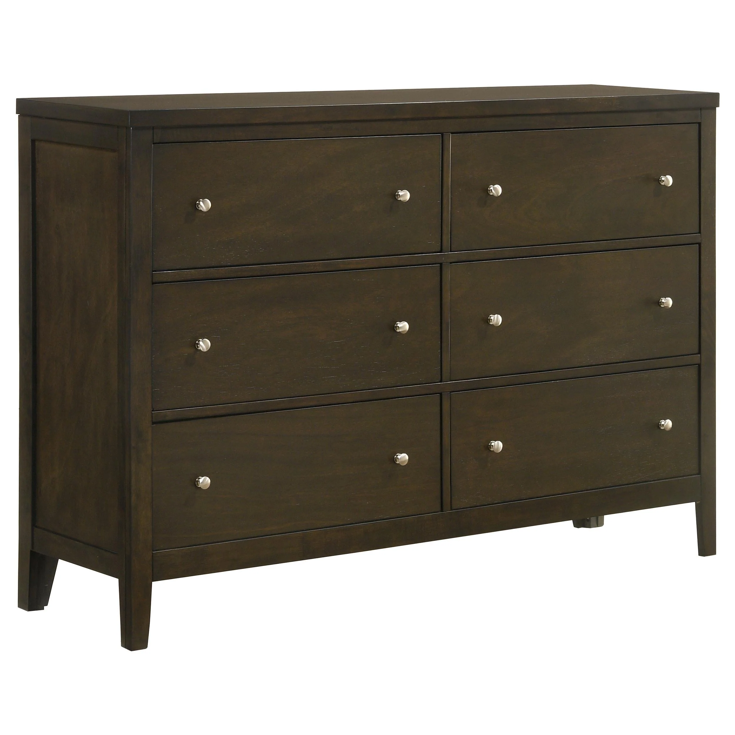 Wilkes Dark Cocoa 6-Drawer Dresser - Image 3
