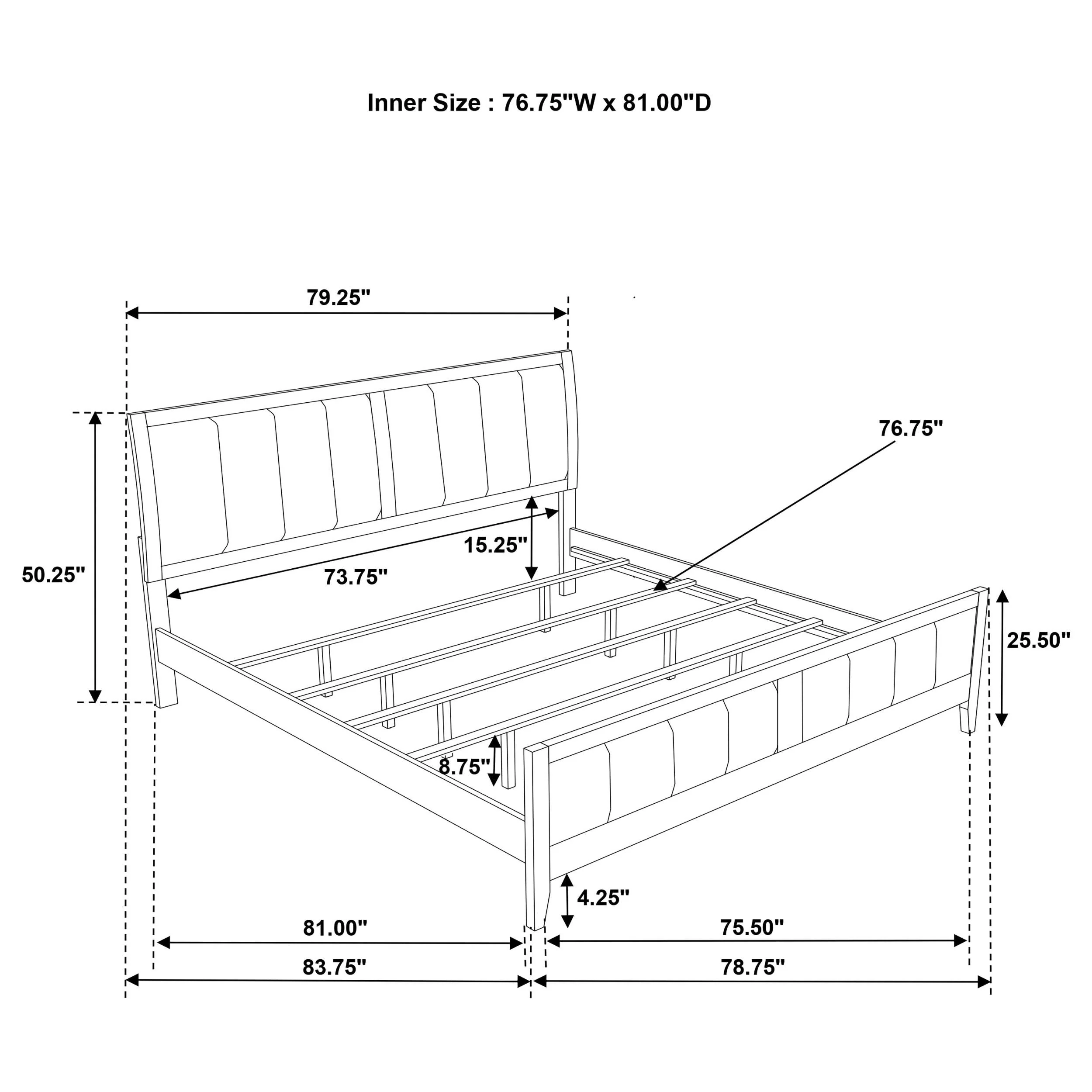 Wilkes Dark Cocoa Upholstered Eastern King Bed - Image 11