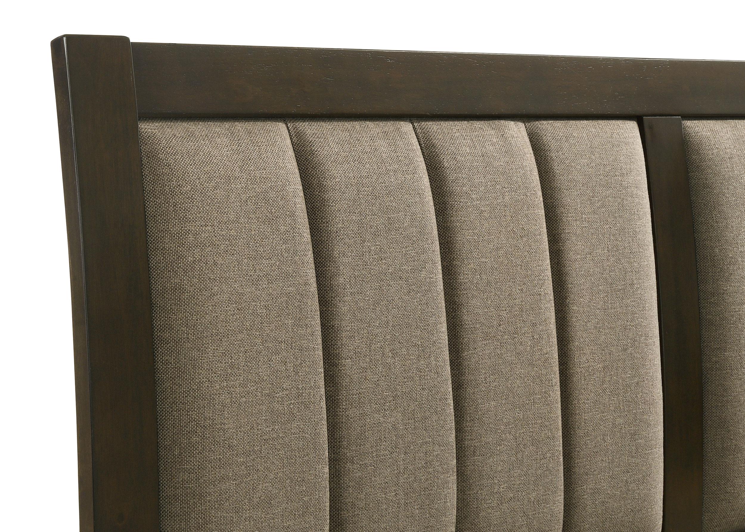 Wilkes Dark Cocoa Upholstered Full Bed - Image 7
