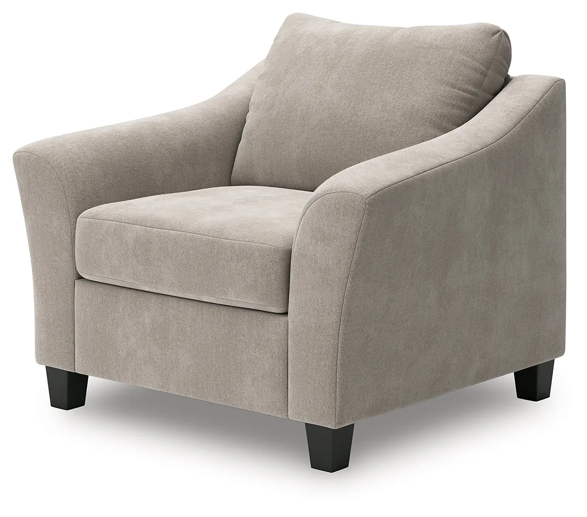 Willarae Oversized Oversized Taupe Chair and Ottoman - Image 4