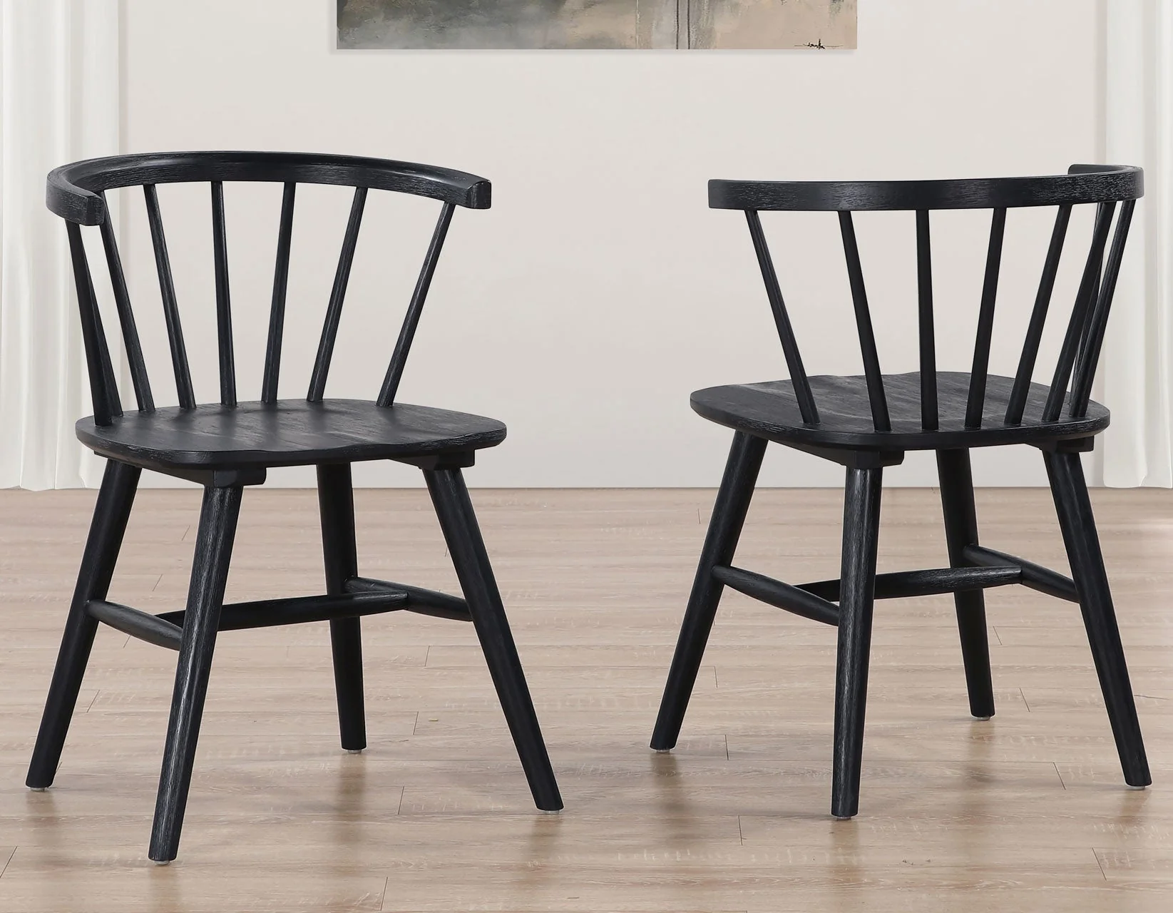 Willow Black Round Dining Room Set - Image 5