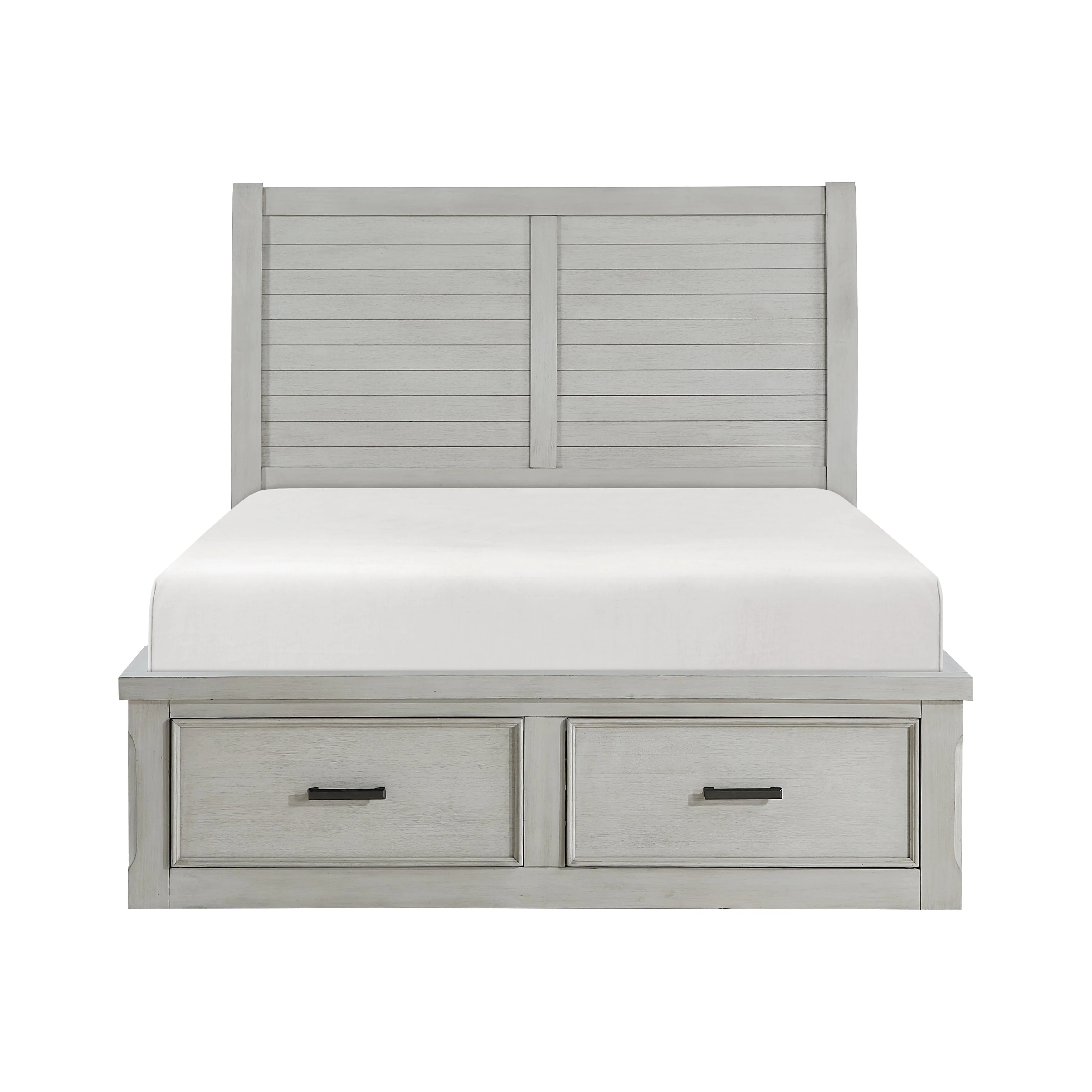 Willowbrook Light Gray Storage Platform Bedroom Set - Image 2