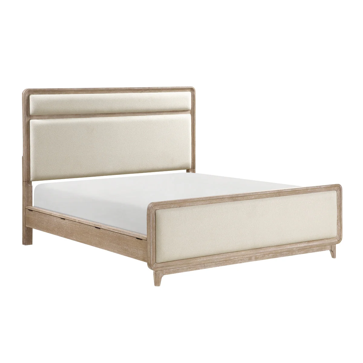 Wilshire Natural Queen Upholstered Bed - Image 3
