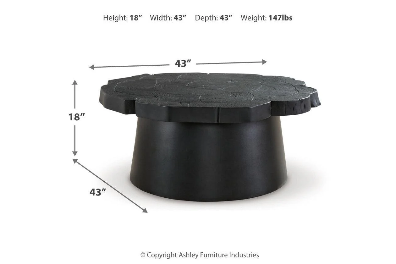 Wimbell Black Coffee Table and 2 End Tables - Image 9
