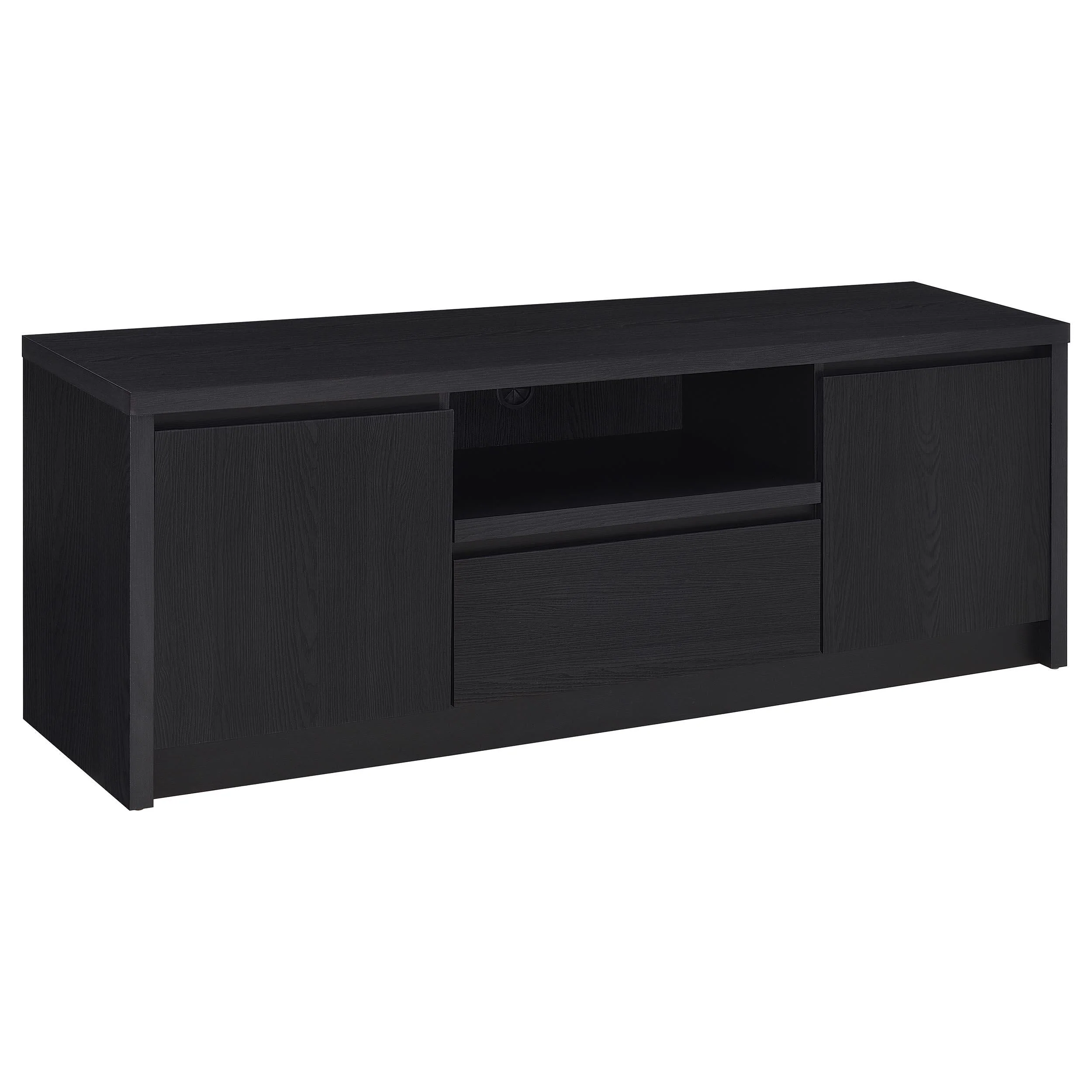 Winfield Black 3-Piece Entertainment Center 60-inch TV Stand - Image 3